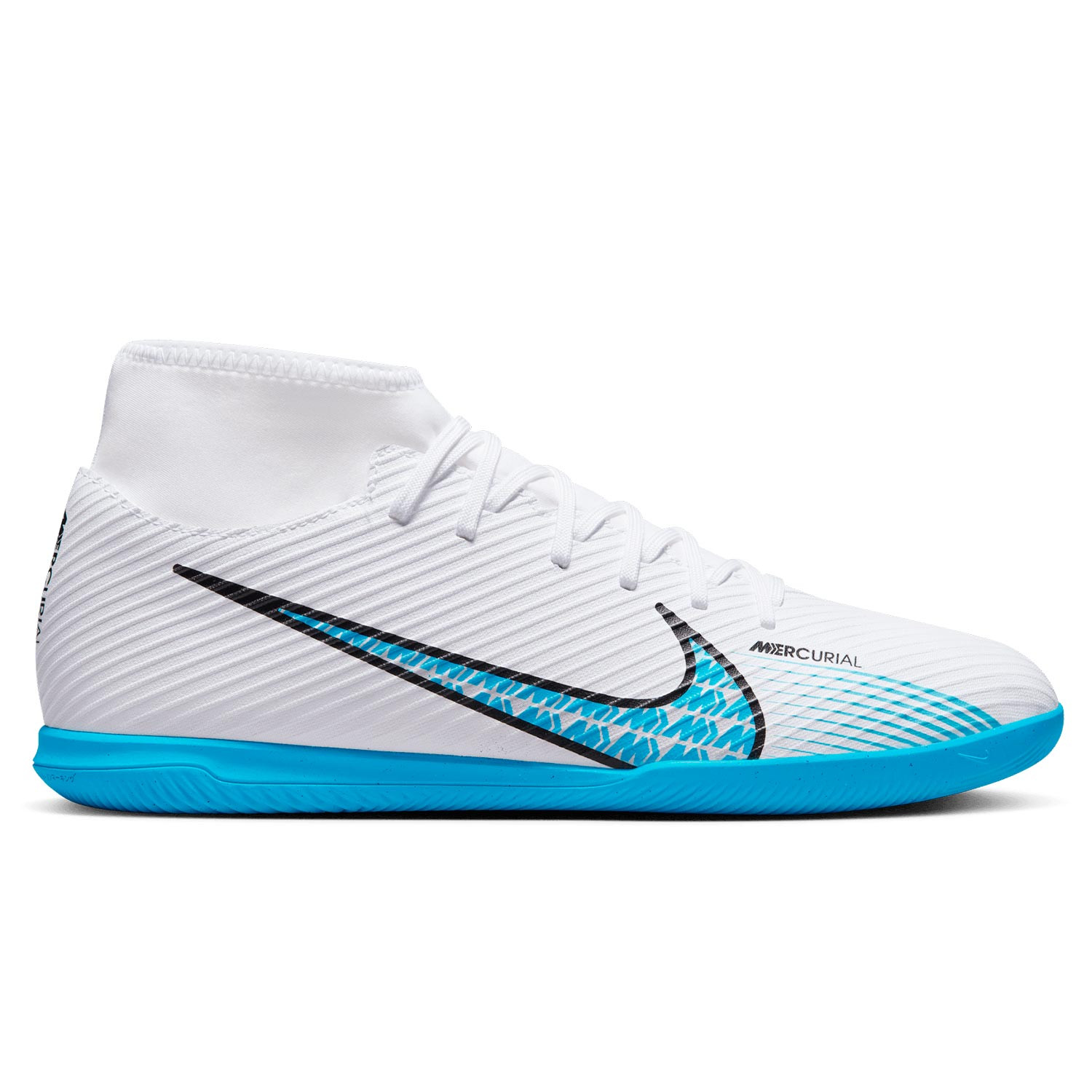 Espinilleras fútbol Nike Mercurial Lite azul claro