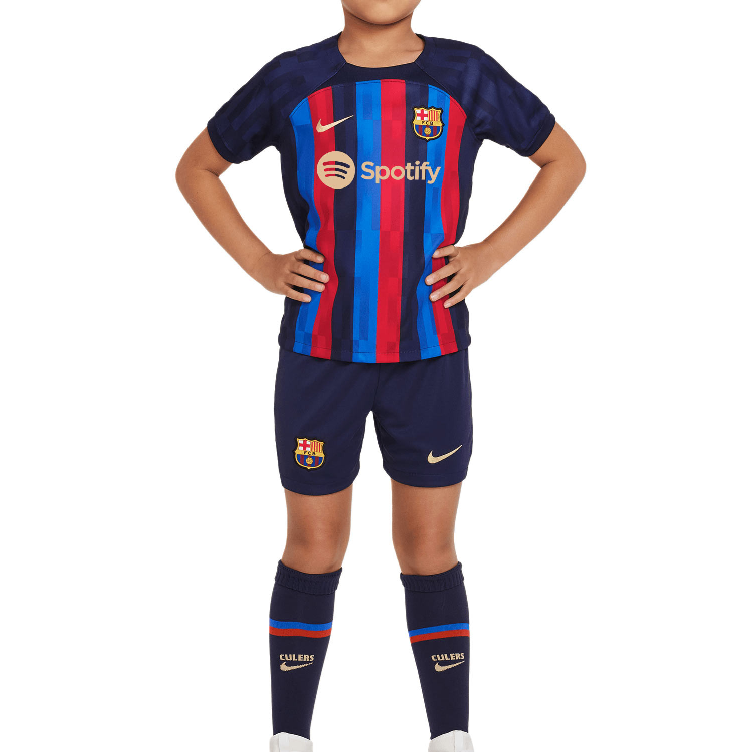 primavera Roble tema Equipación Nike Barcelona niño 3 - 8 años 2022 2023 | futbolmaniaKids