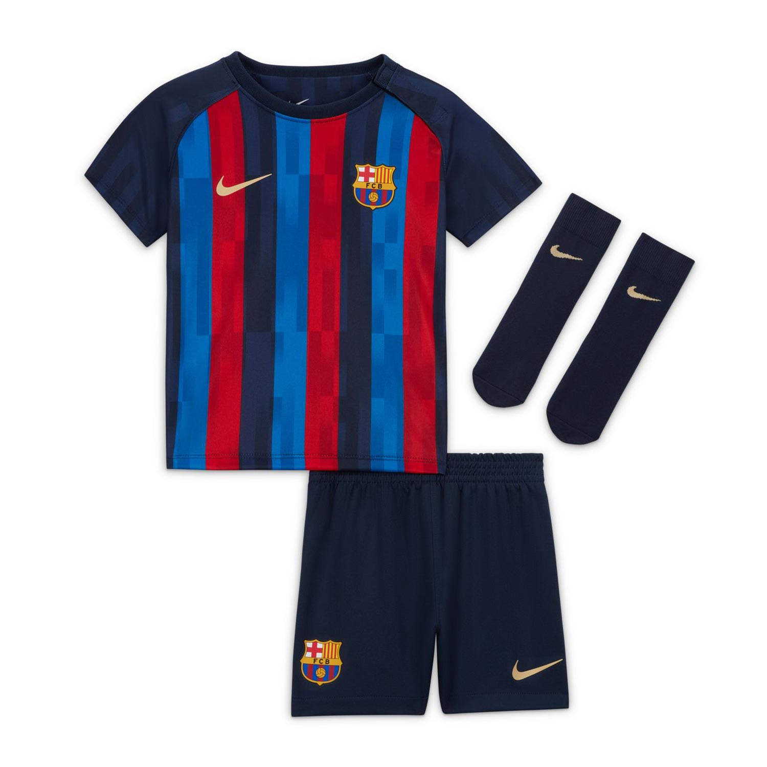 Equipación Nike Barcelona bebé 3 - 36 meses 2022 23 futbolmaniaKids