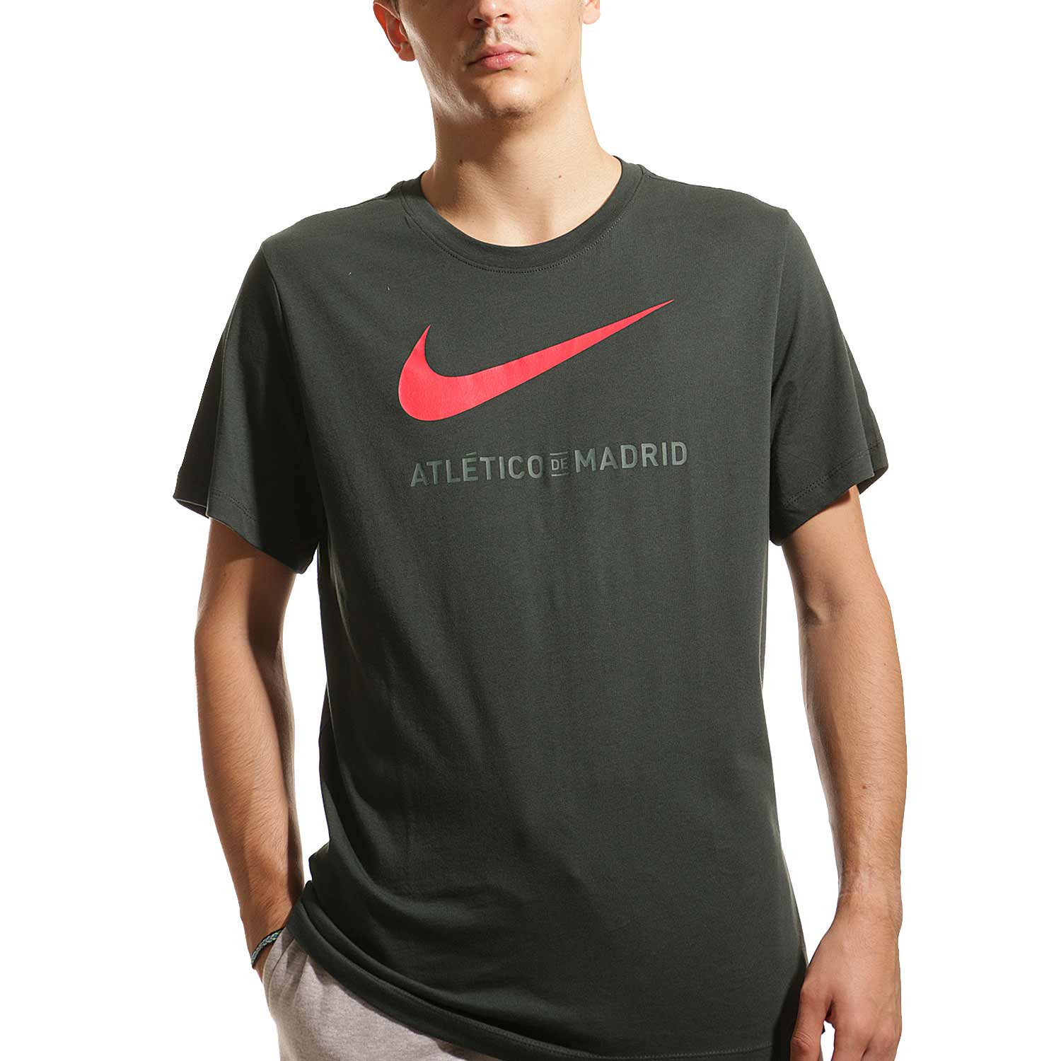 Camiseta Nike Atlético Swoosh Club verde oscuro futbolmania