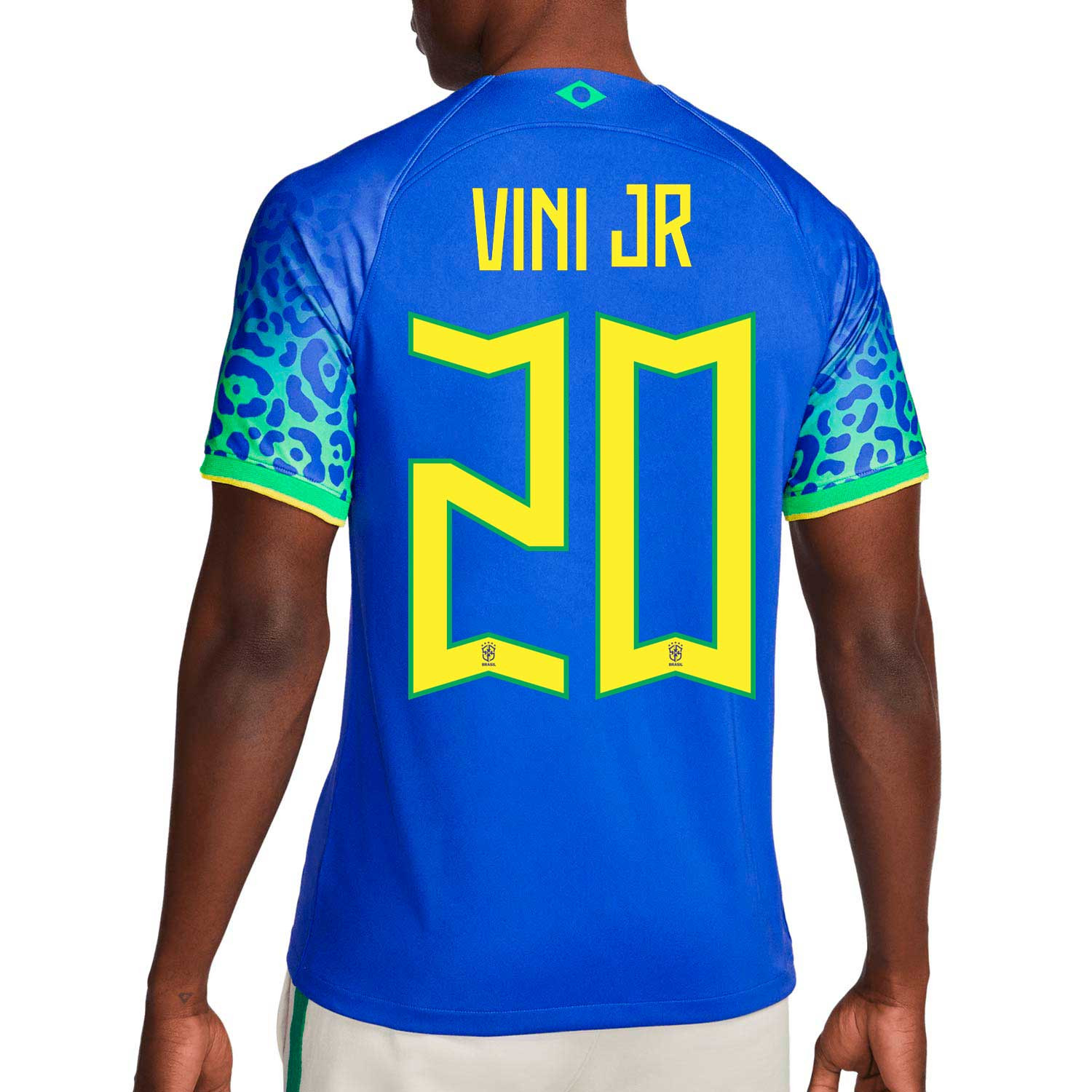 Camiseta Visitante 22/23 De La Selección De Brasil Neymar Jr