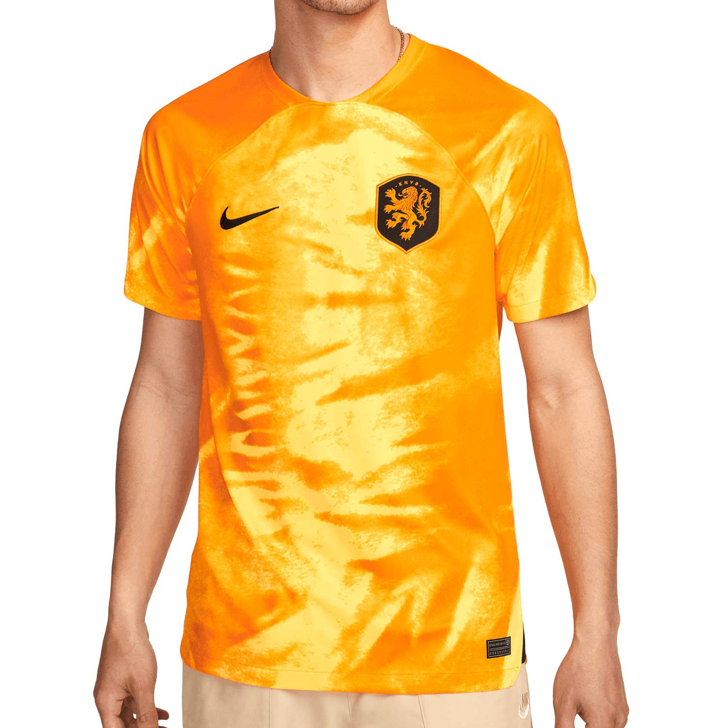 barrera aprender Día del Maestro Camiseta Nike Holanda 2022 2023 Dri-Fit Stadium naranja | futbolmania