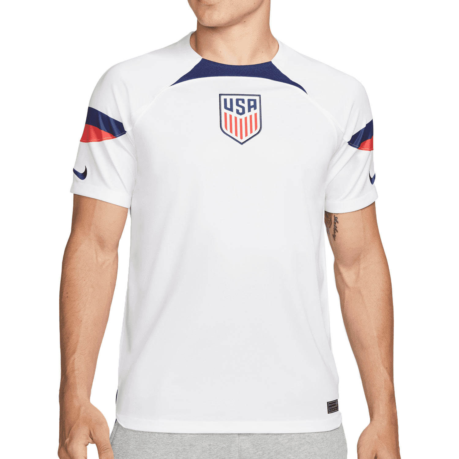 Camiseta Nike USA Dri-Fit blanca | futbolmania
