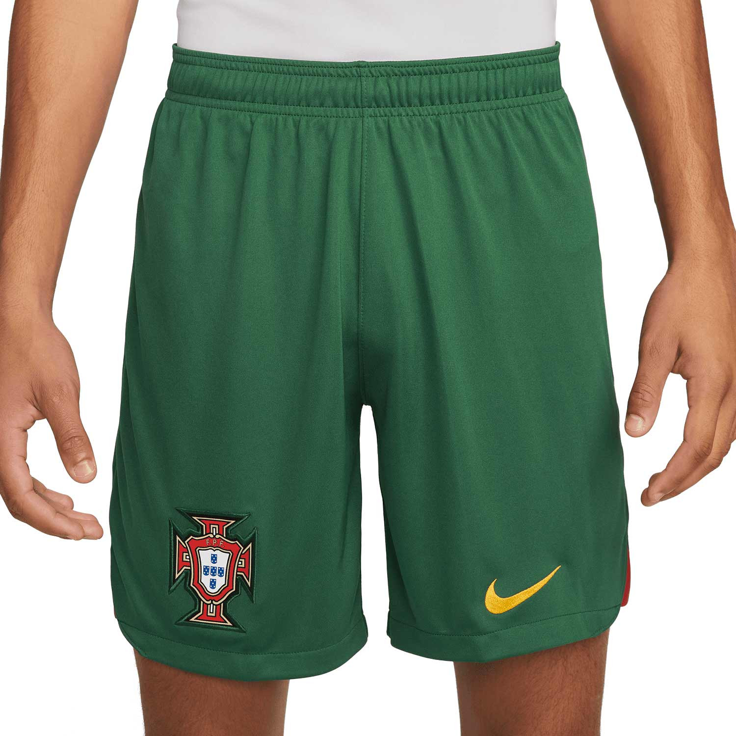 Automáticamente Dificil doloroso Short Nike Portugal 2022 2023 Dri-Fit Stadium verde | futbolmania