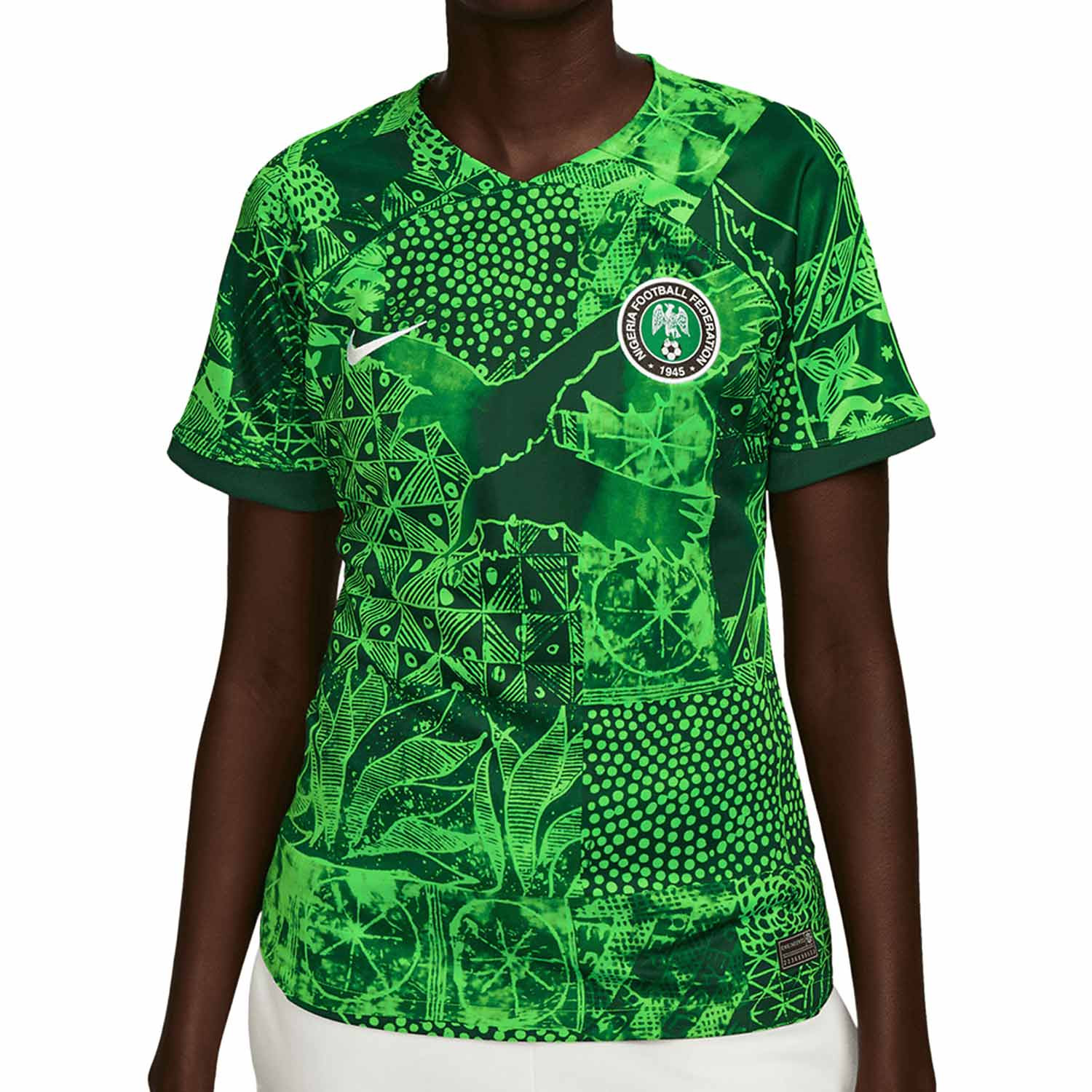 Medicina Viaje Tender Camiseta Nike Nigeria mujer 2022 2023 Dri-Fit Stadium | futbolmania