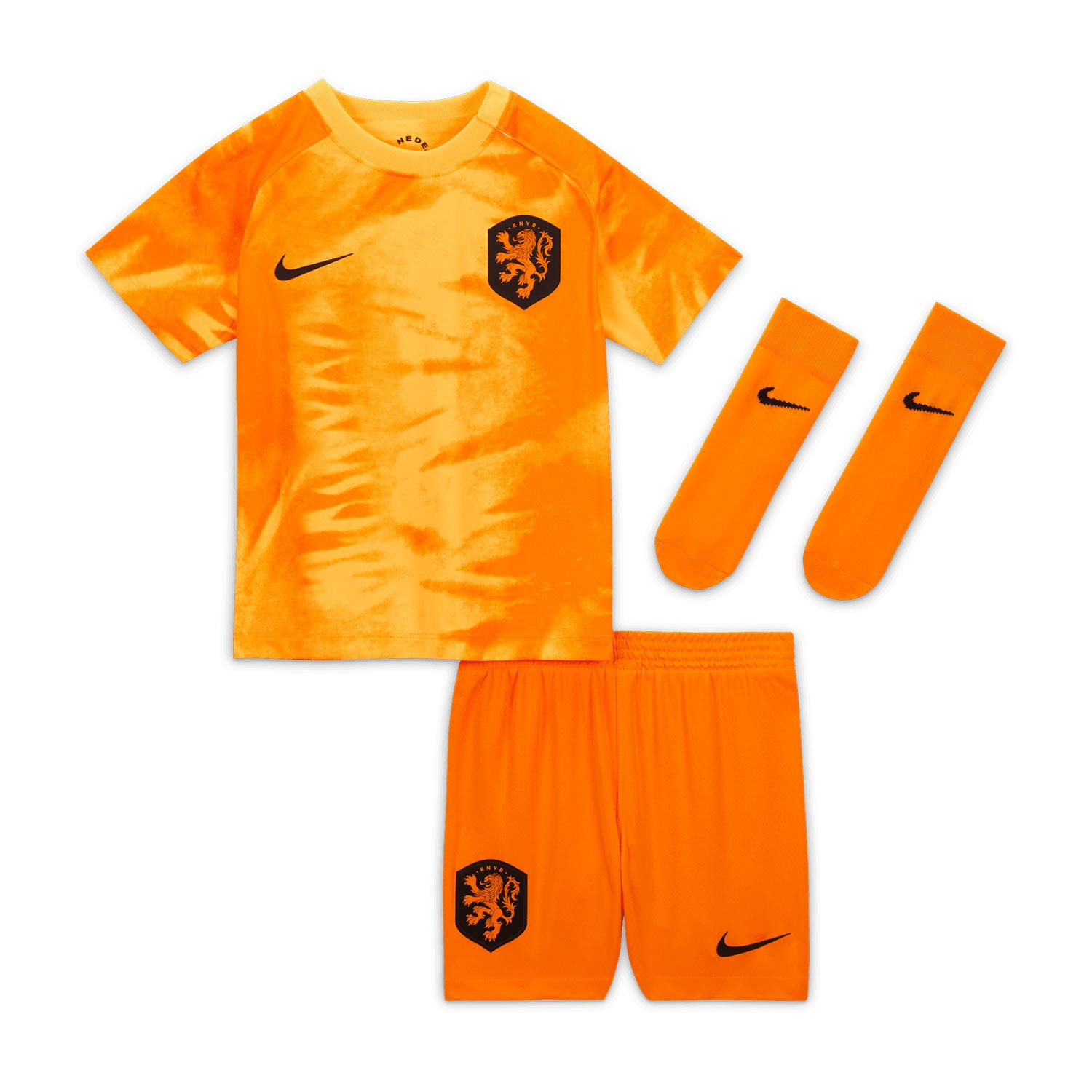 Nuevas Chandal Equipos De Futbol - Chaqueta Países Bajos Enfant Naranja  2022/2023