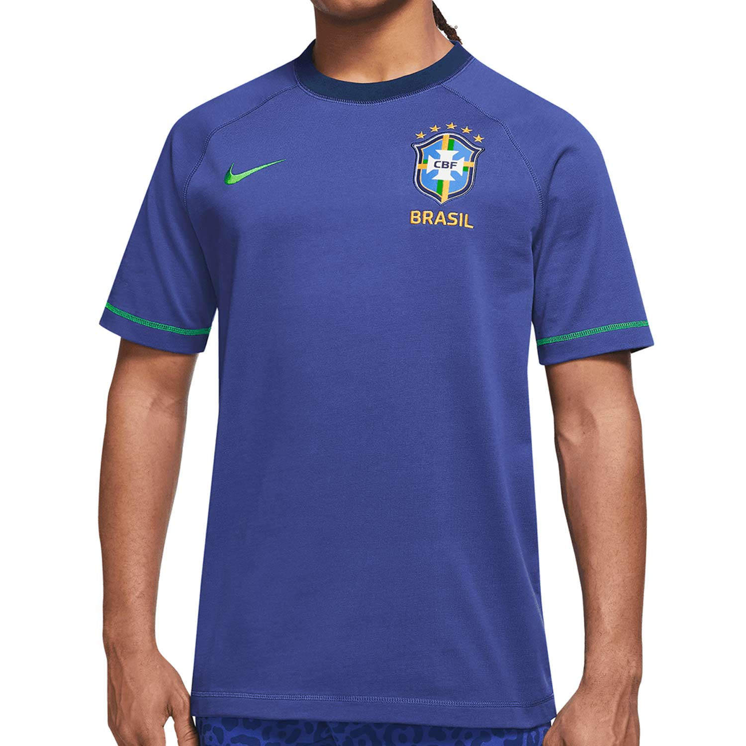 algodón Nike Brasil Travel azul | futbolmania