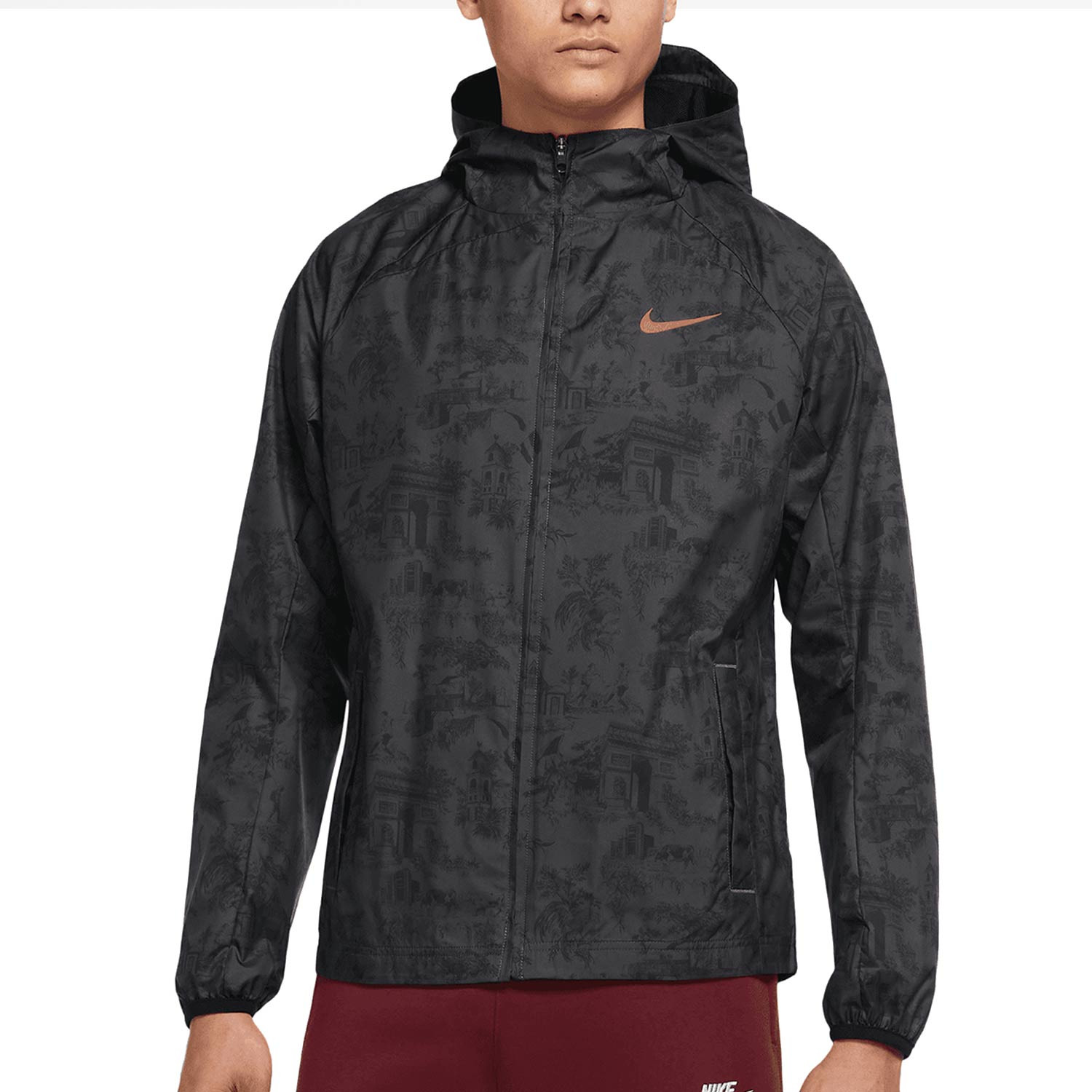 Cortavientos Nike de Francia de color negro futbolmania