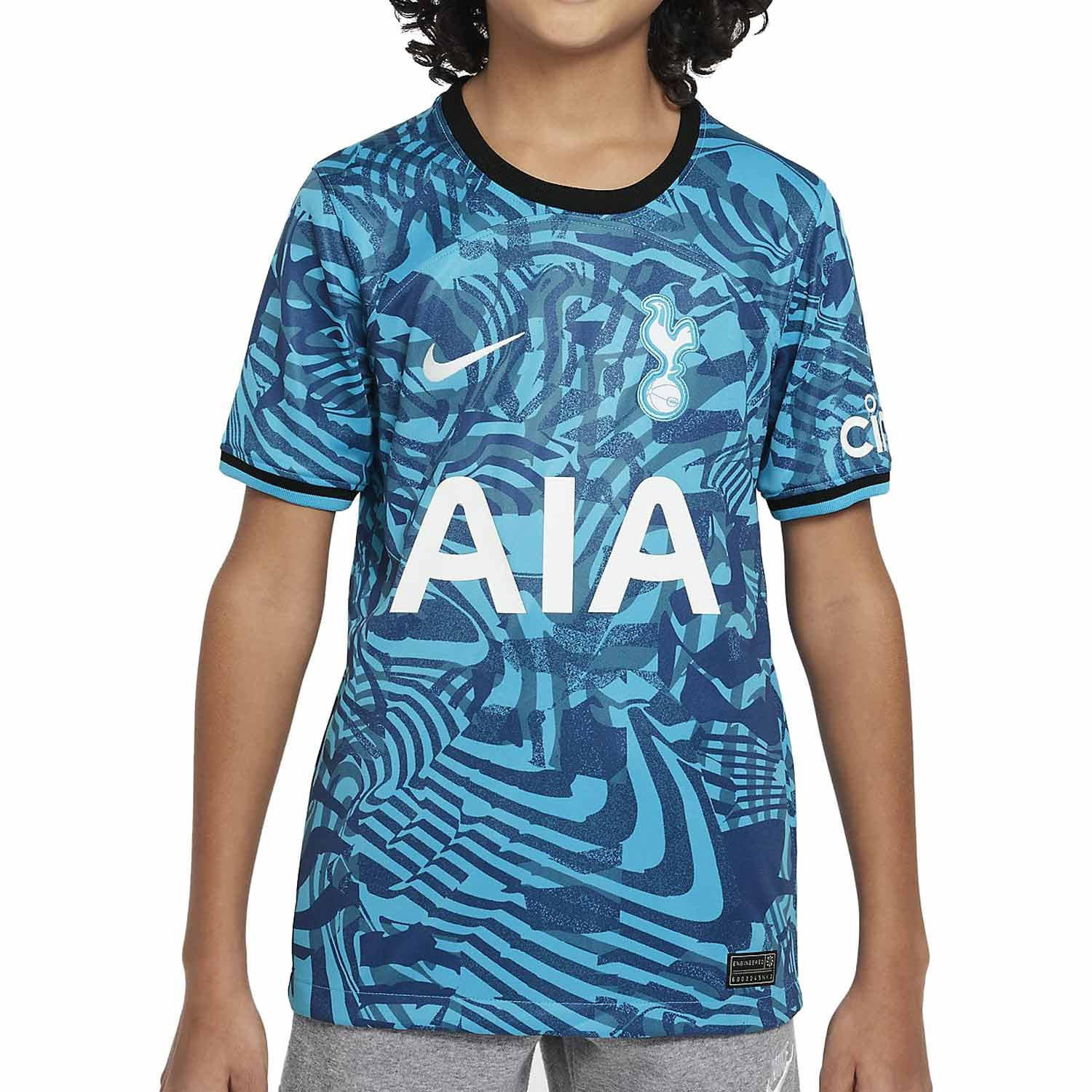 Camiseta Nike 3a Tottenham niño 2022 Stadium futbolmaniaKids