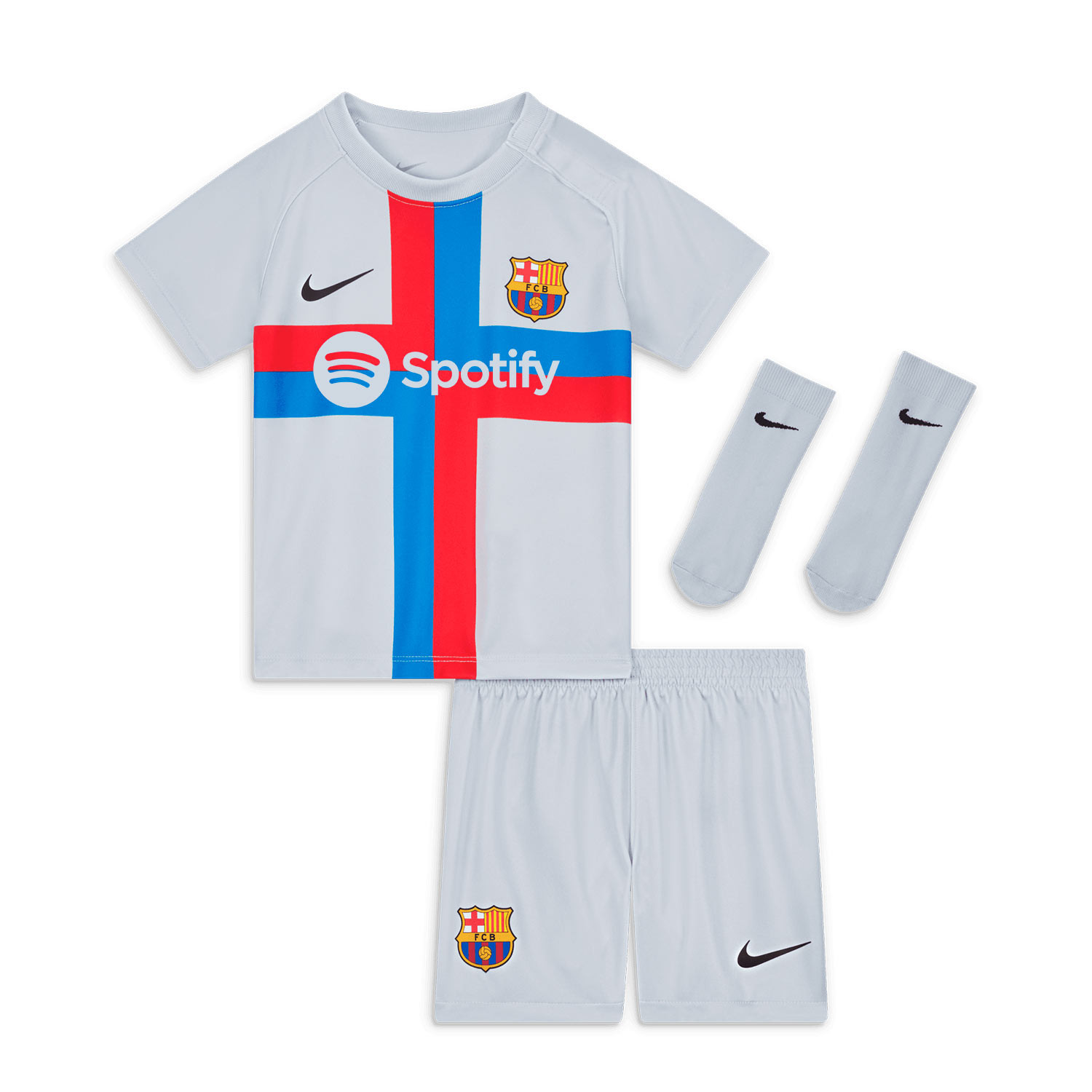 motor montar debajo Kit Nike 3a Barcelona bebé 3 - 36 meses 2022 2023 | futbolmaniaKids