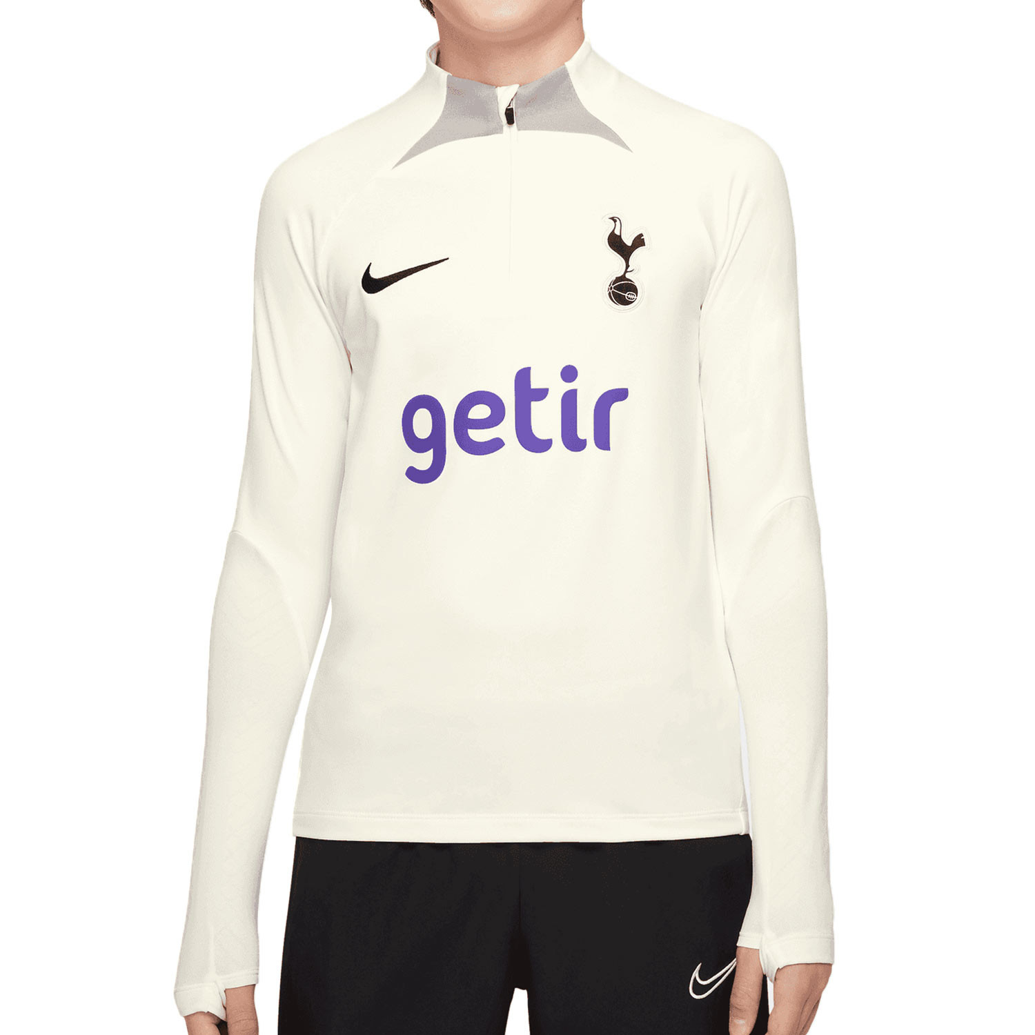Sudadera Nike Tottenham nino entreno Dri Fit UCL futbolmaniaKids