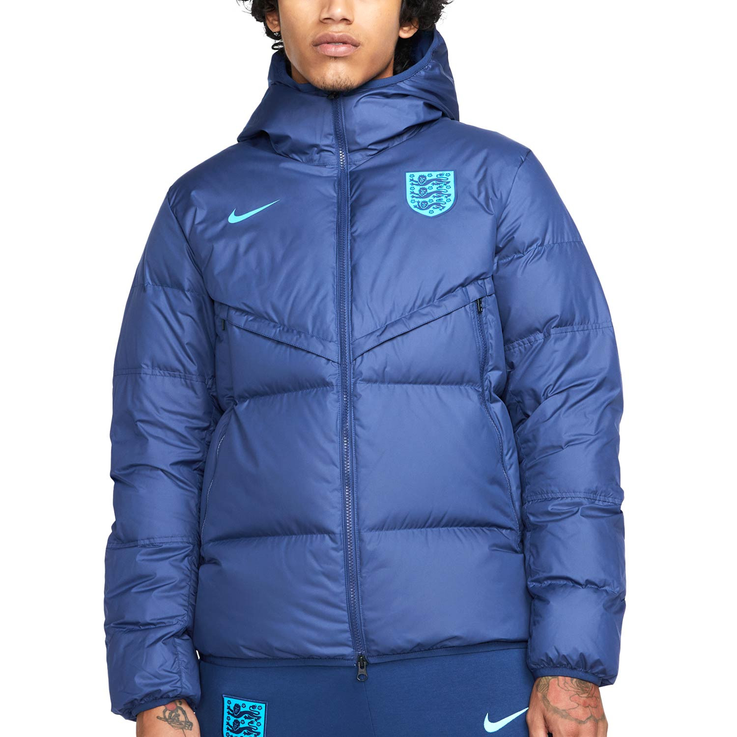 Abrigo Nike Storm-Fit azul | futbolmania