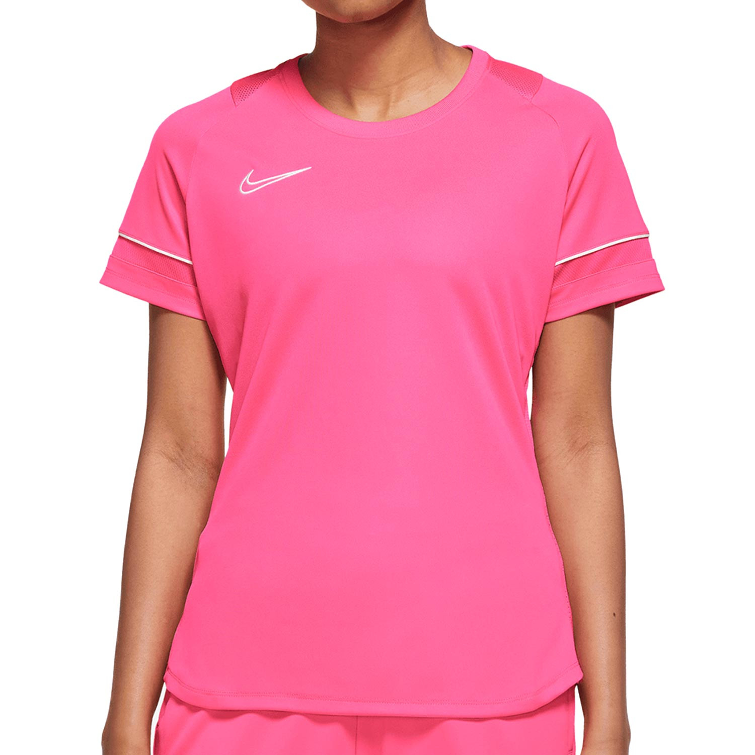 Camiseta Nike Dri-Fit Academy 21 mujer amarilla