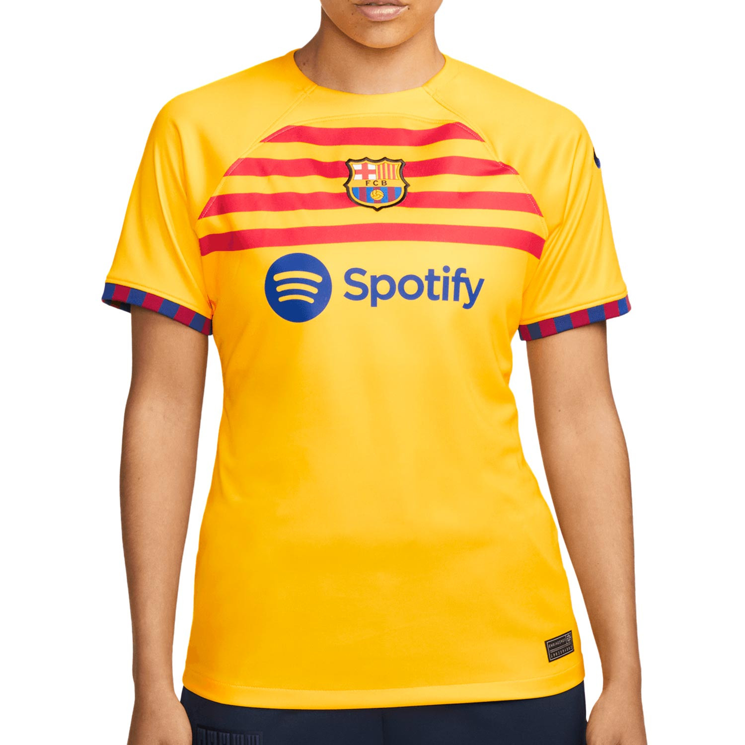 Nike 4a Barcelona mujer Senyera 2023 DF Stadium | futbolmania