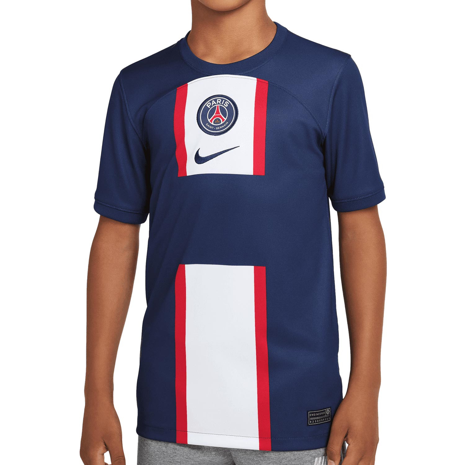 Camiseta Local Fútbol Niño Nike Paris Saint-Germain Azul/Blanco