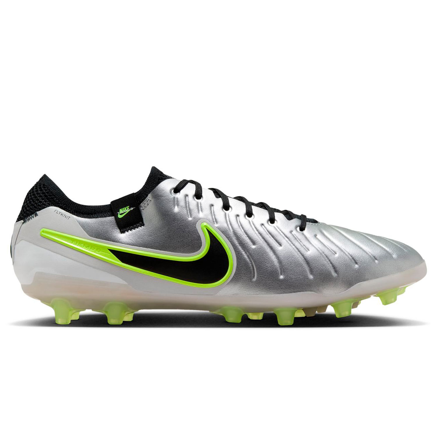 Botas futbol Nike Tiempo Legend 10 Elite AG PRO plata