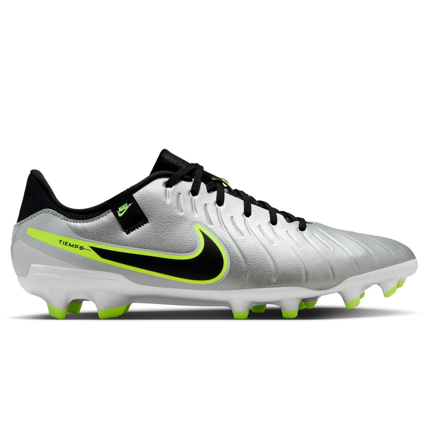 Botas futbol Nike Tiempo Legend 10 Academy FG MG plata