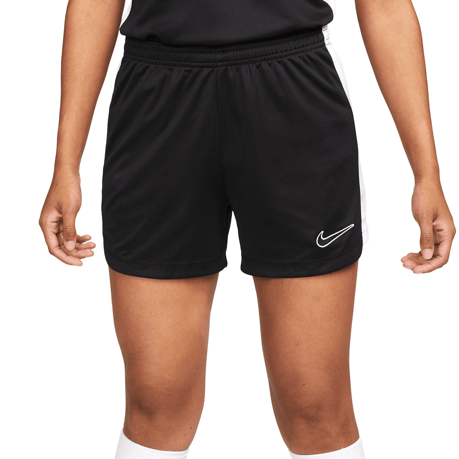 Pantalon Corto Nike mujer Dri Fit Academy negro futbolmania