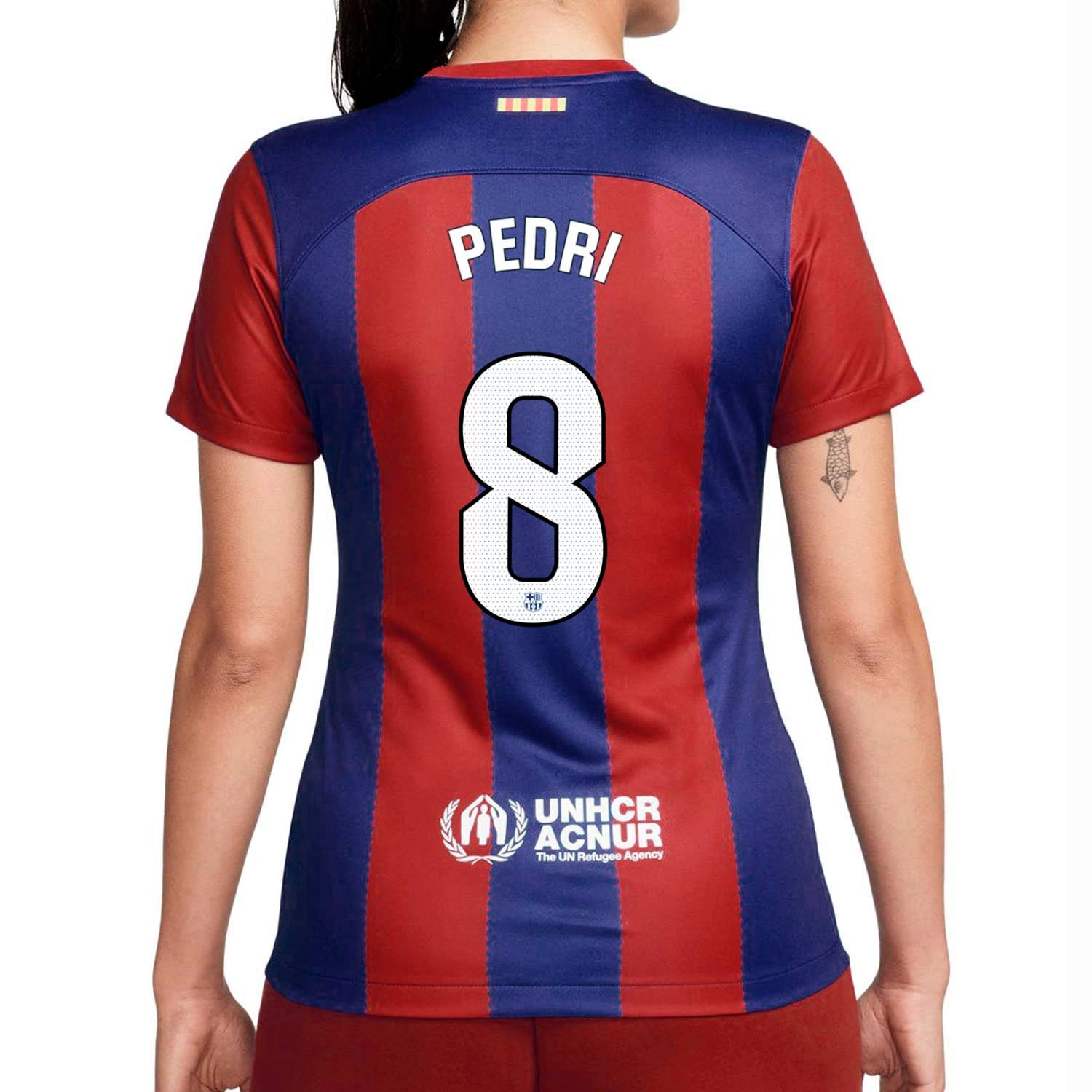 Camiseta Nike Barcelona mujer Pedri 2023 2024 DF |