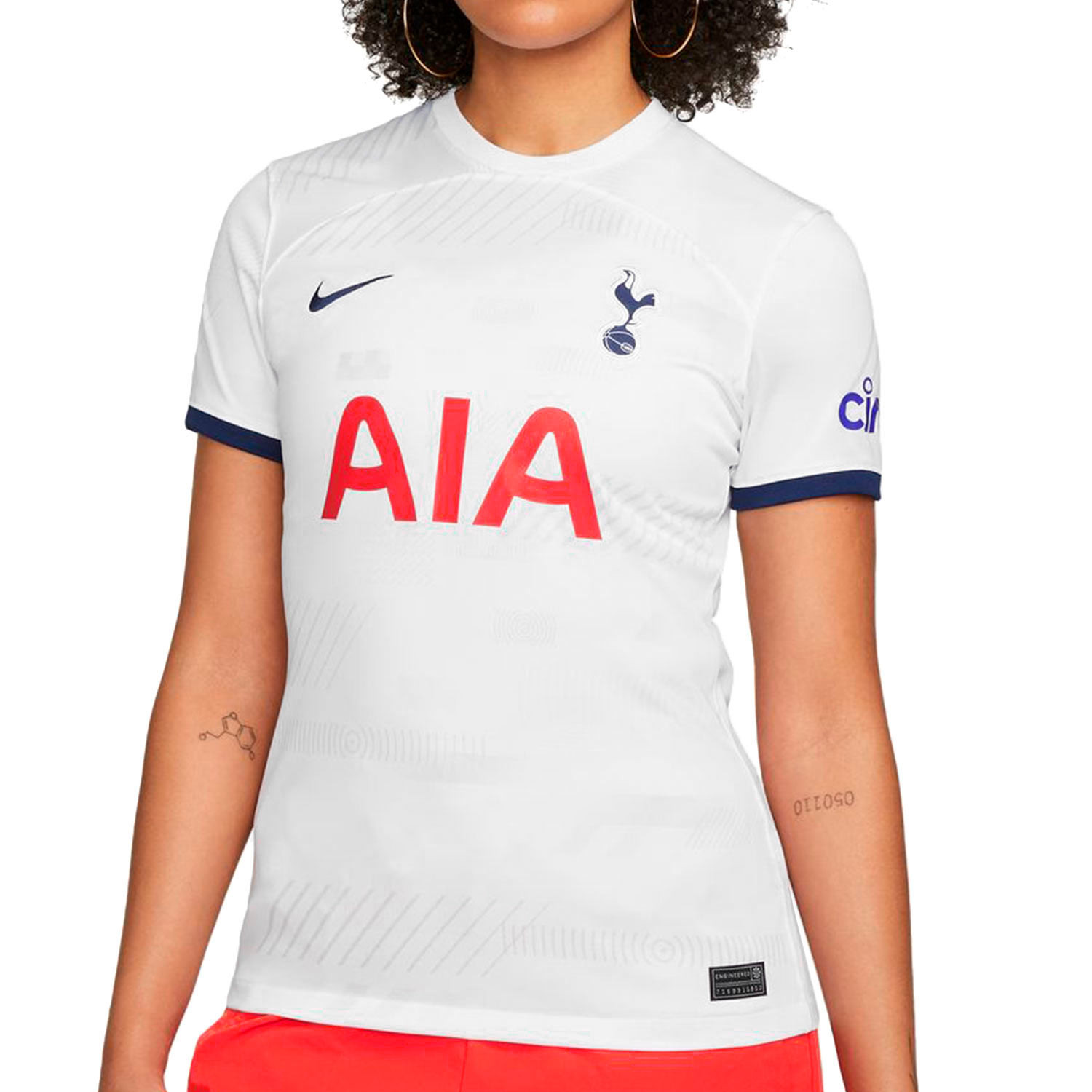 Camiseta Nike Tottenham 2023 2024 Dri-Fit Stadium blanca