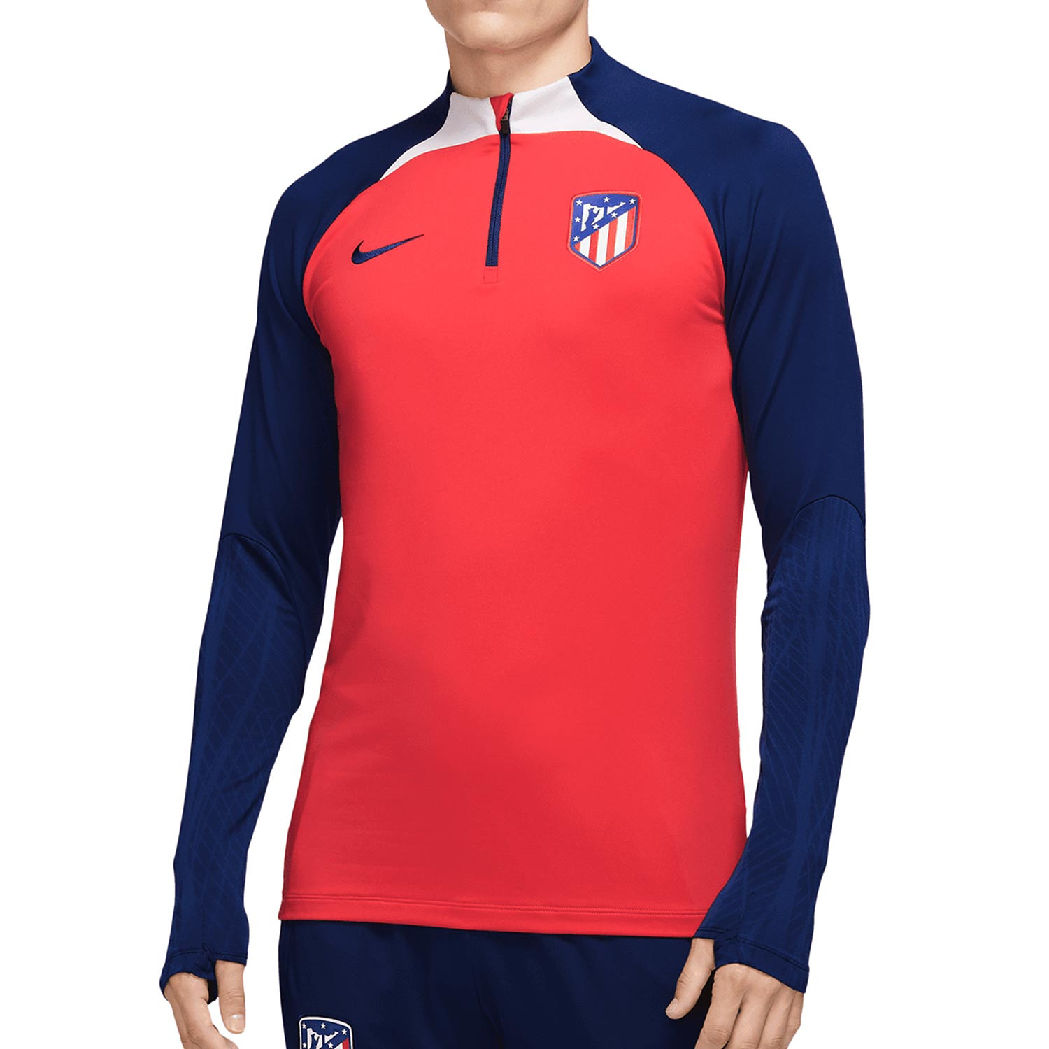 Camiseta Nike Atlético entrenamiento DF Stk roja azul