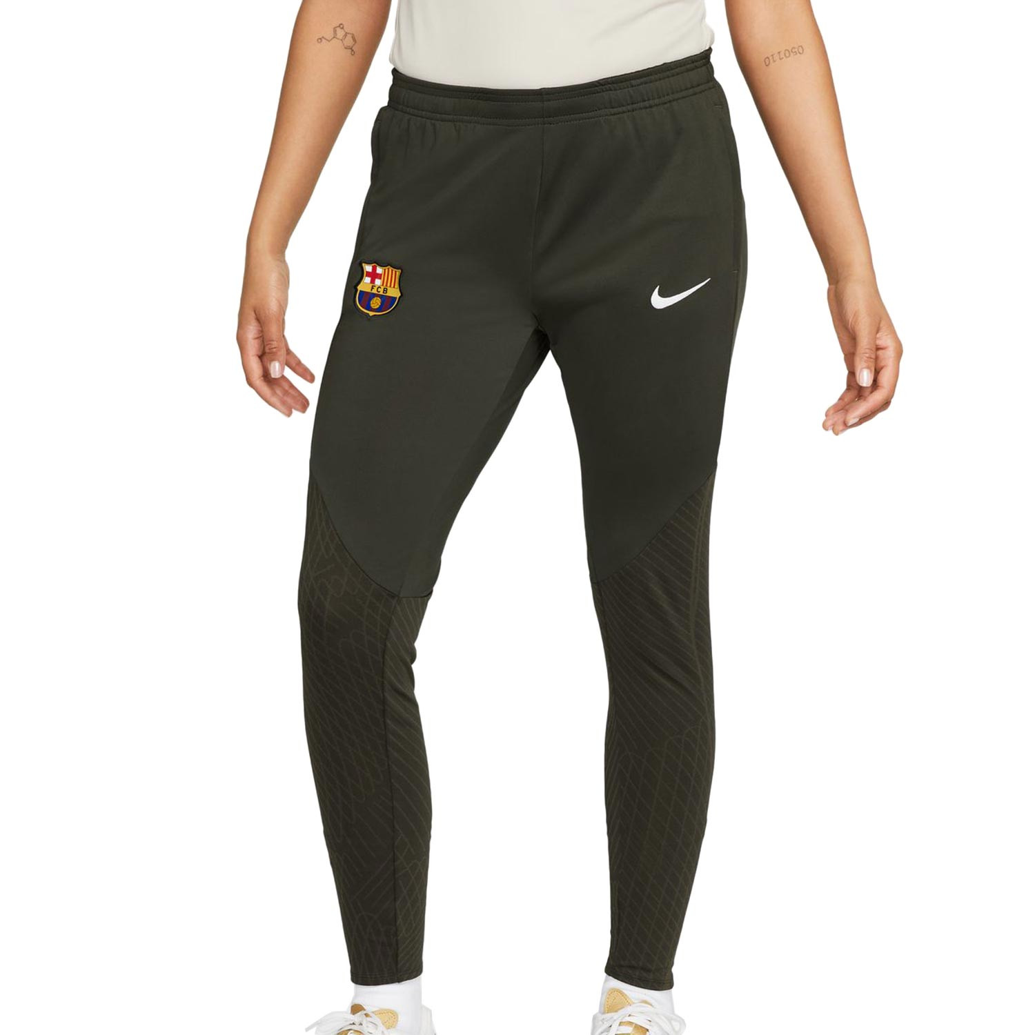 Pantalón Nike Barcelona entreno mujer DF Strike verde