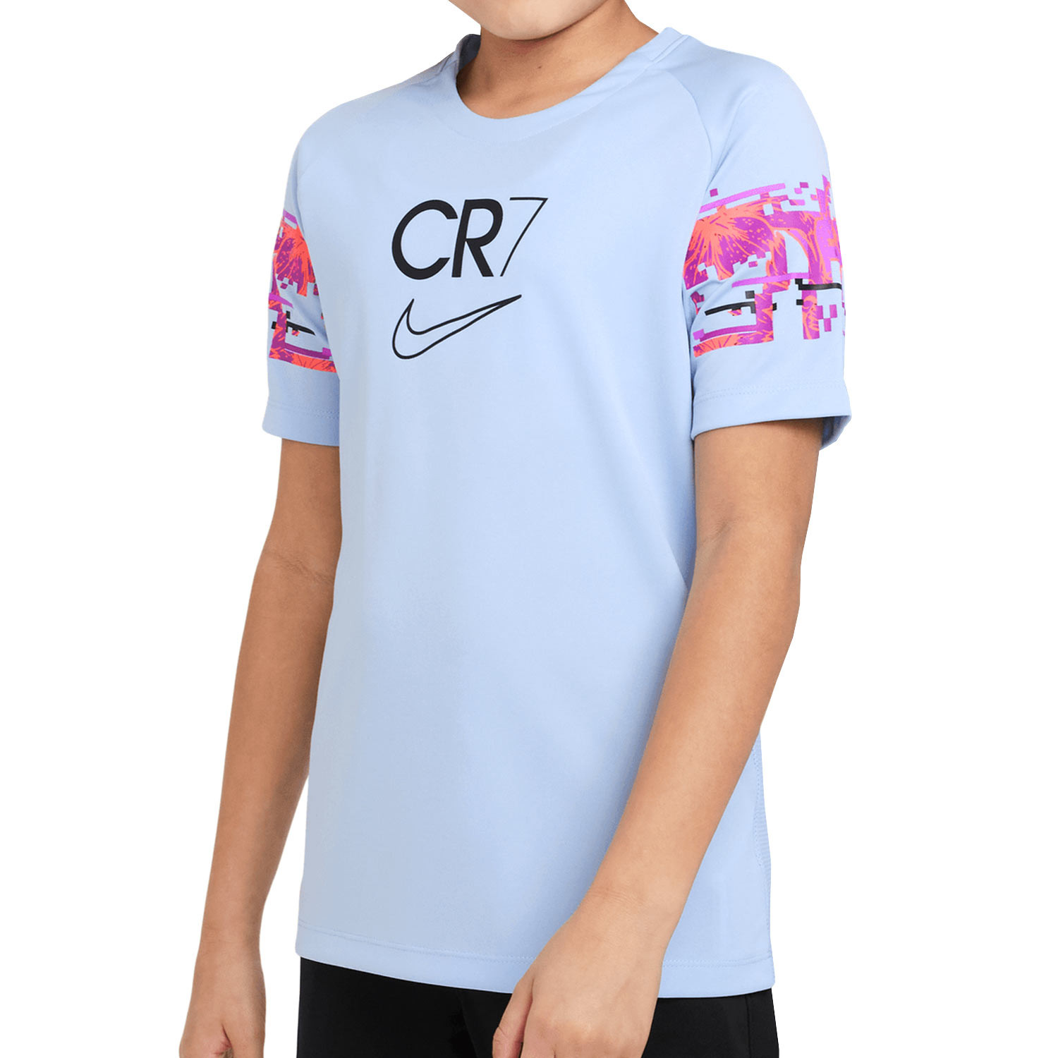 Camiseta CR7 niño azul claro| futbolmaniaKids