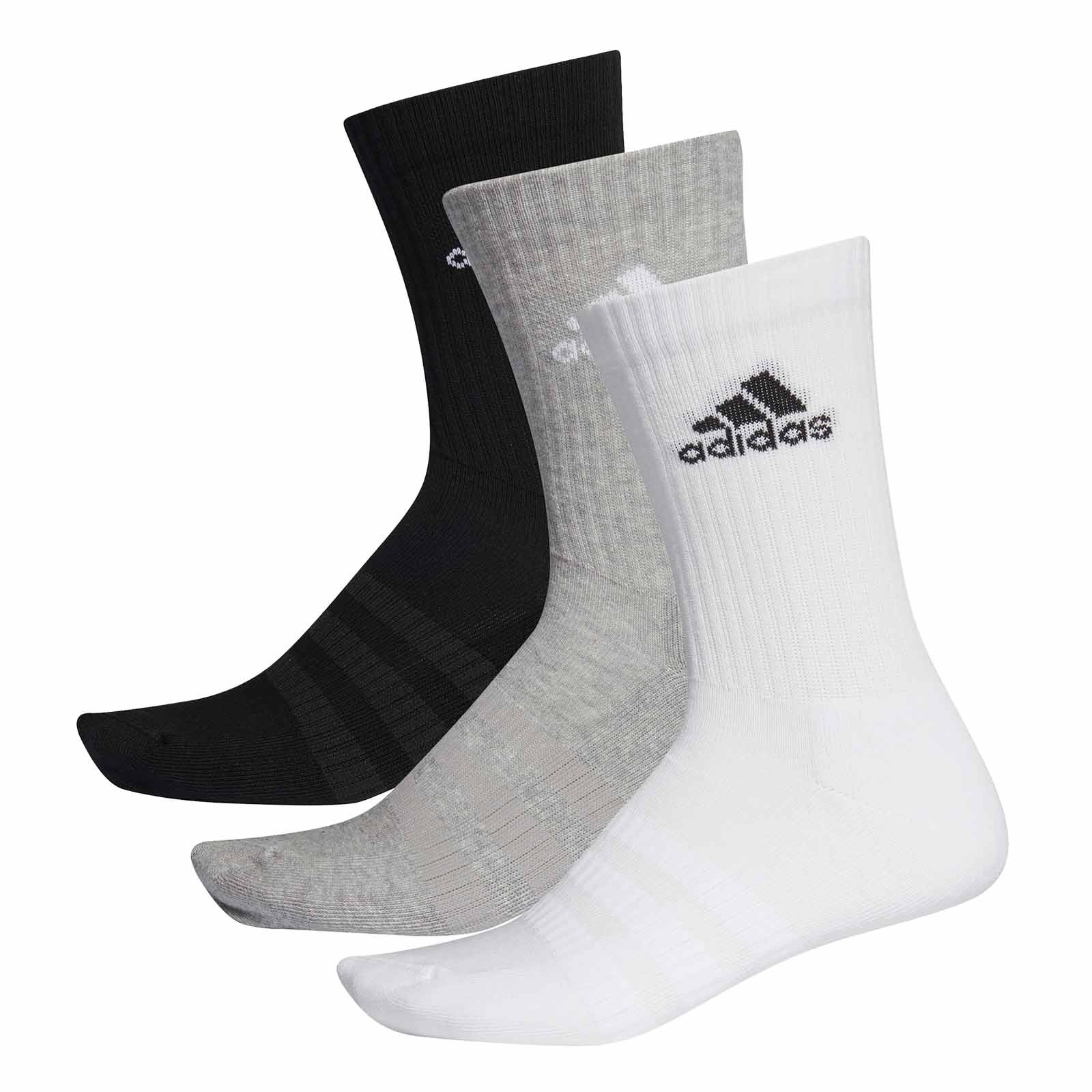 Calcetines adidas gris blanco negro | futbolmania