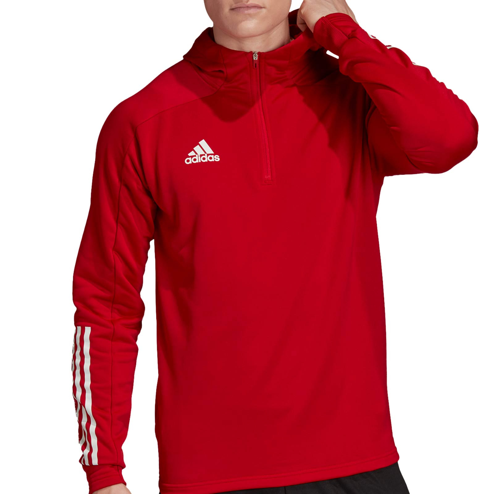 Sudadera con capucha adidas 20 roja | futbolmania
