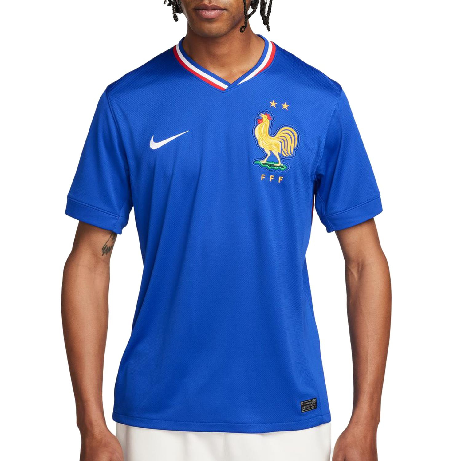 Camiseta Nike Francia 2024 Stadium Dri Fit azul
