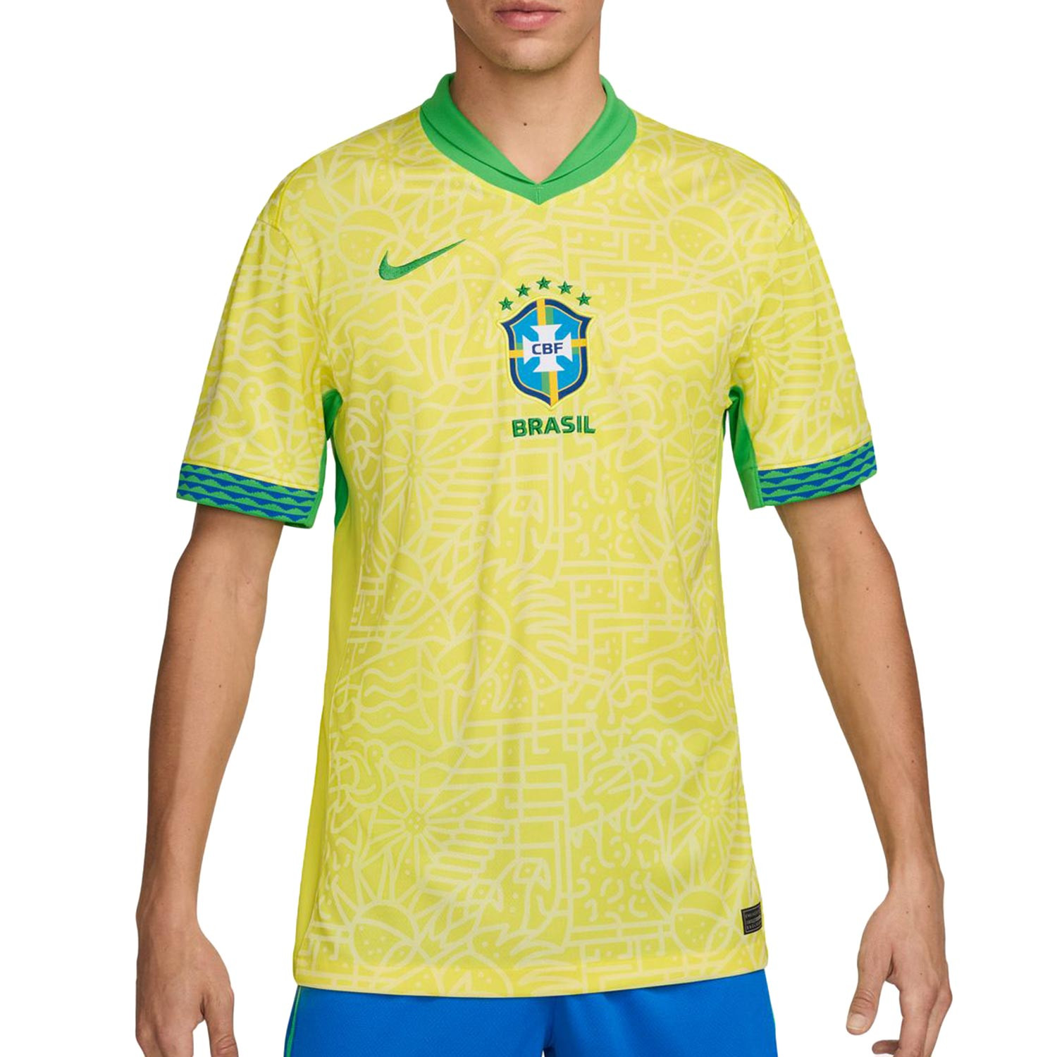 Camiseta Nike Brasil 2024 2025 Stadium Dri Fit