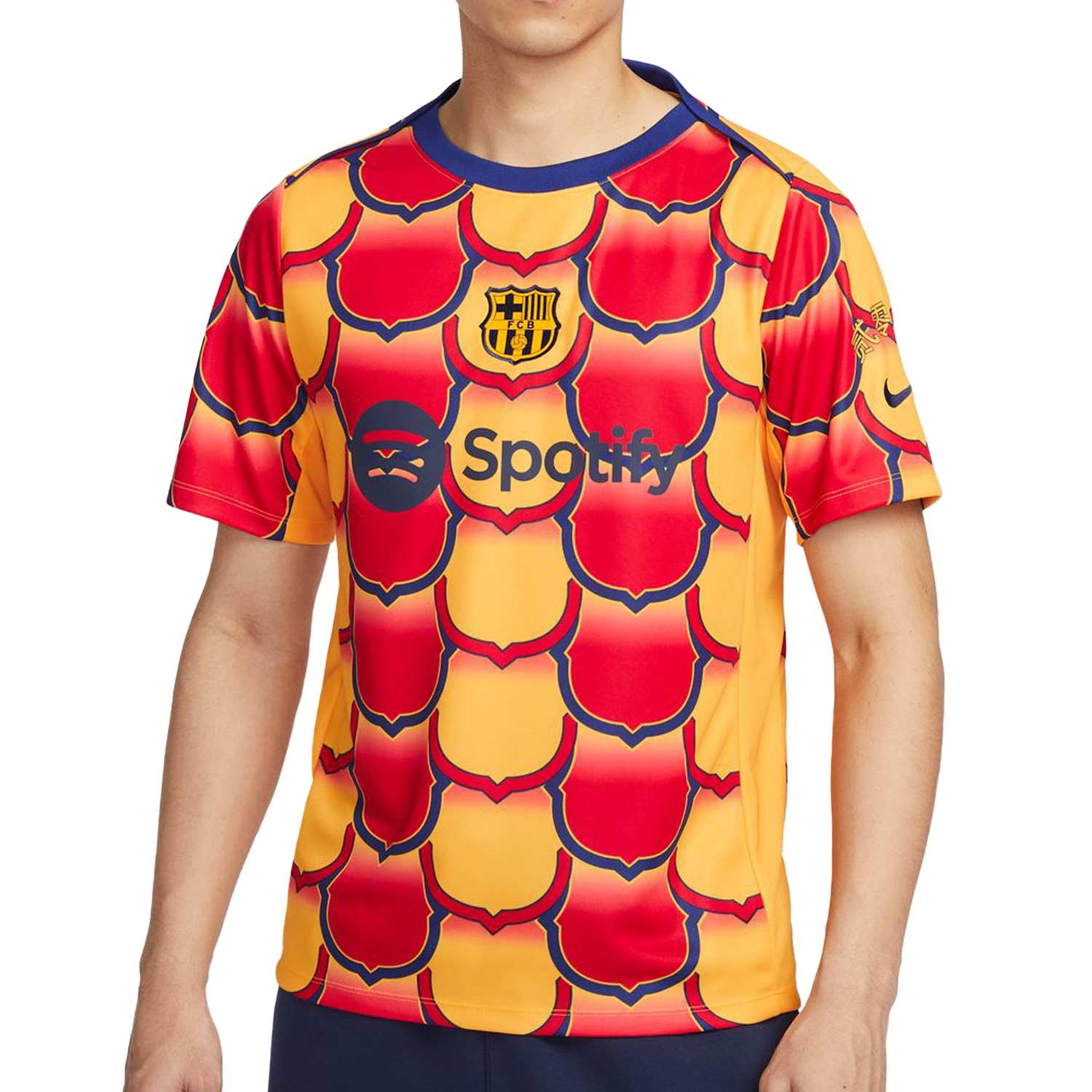 Camiseta barcelona amarilla clearance