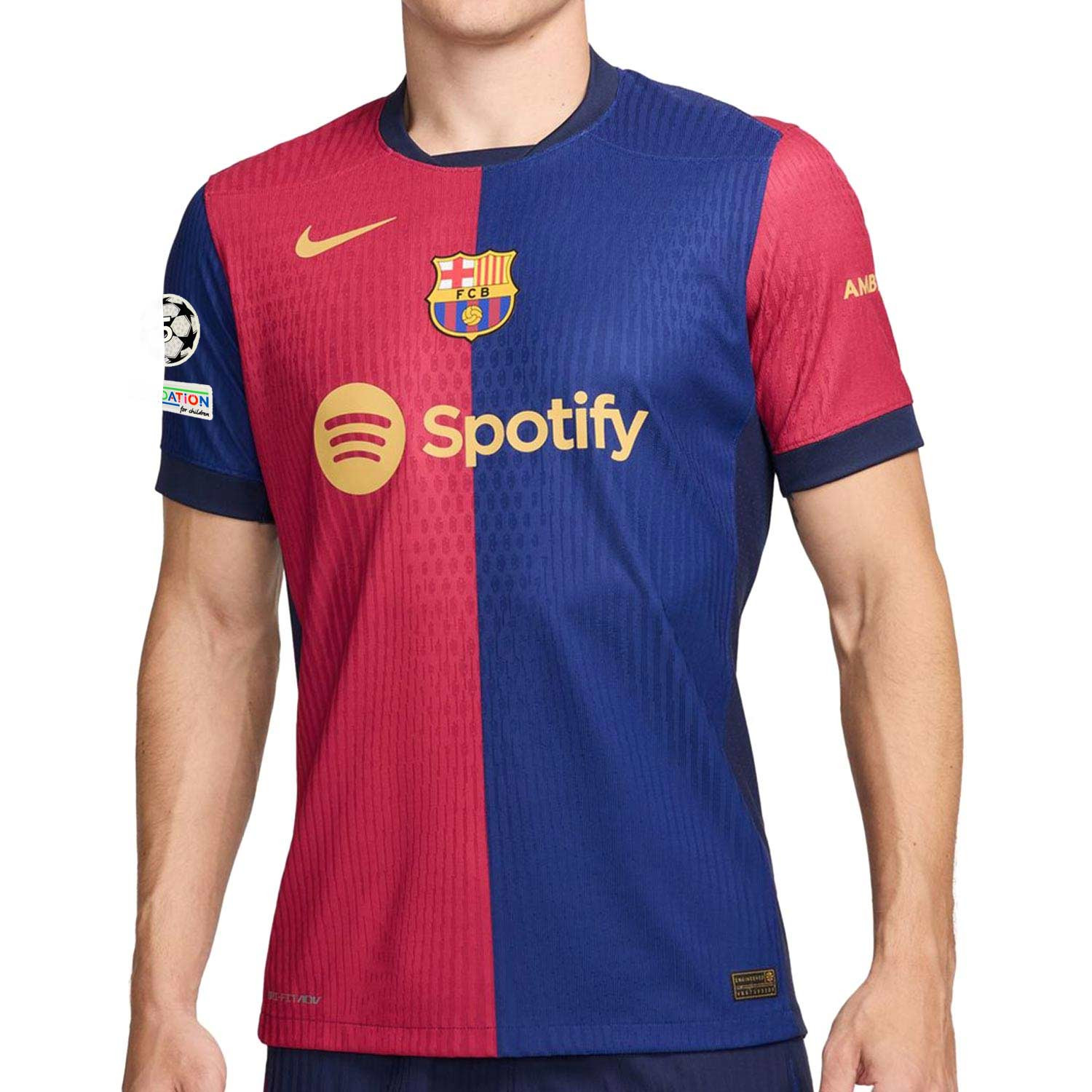Camiseta Nike Barcelona Match 2024 2025 DFADV UCL azulgrana