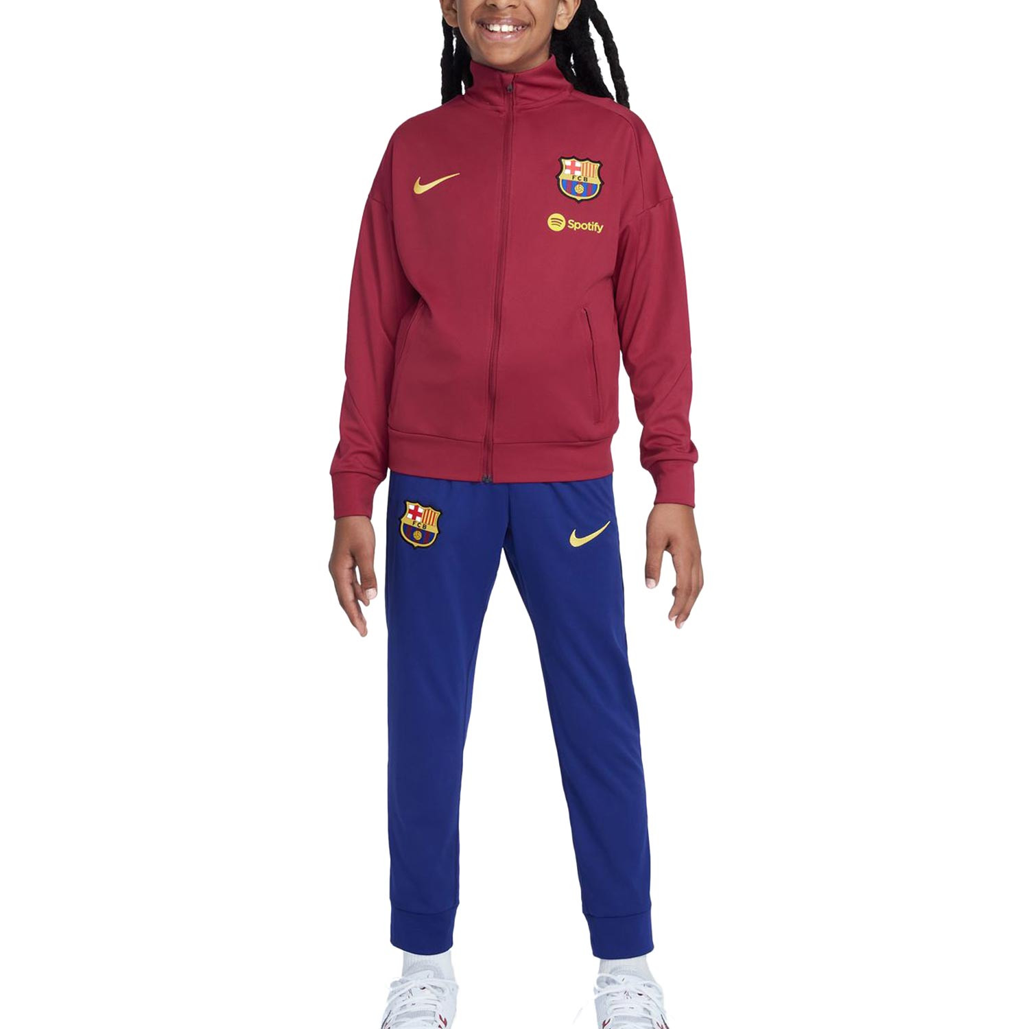 Chandal Nike Barcelona nino Academy Pro Dri Fit azulgrana