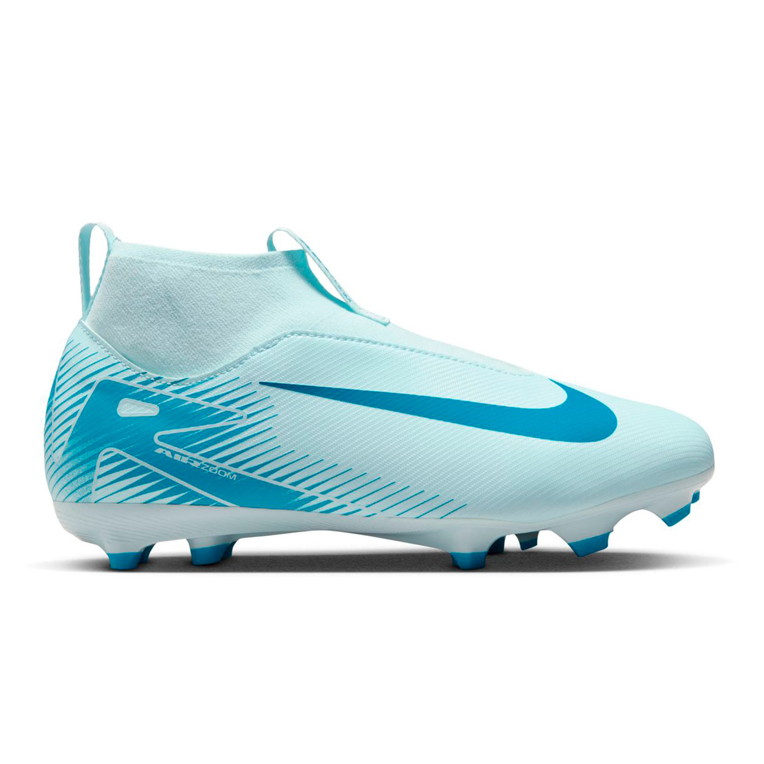 Botas futbol Nike Mercurial nino Superfly 10 Academy FG MG azul claro