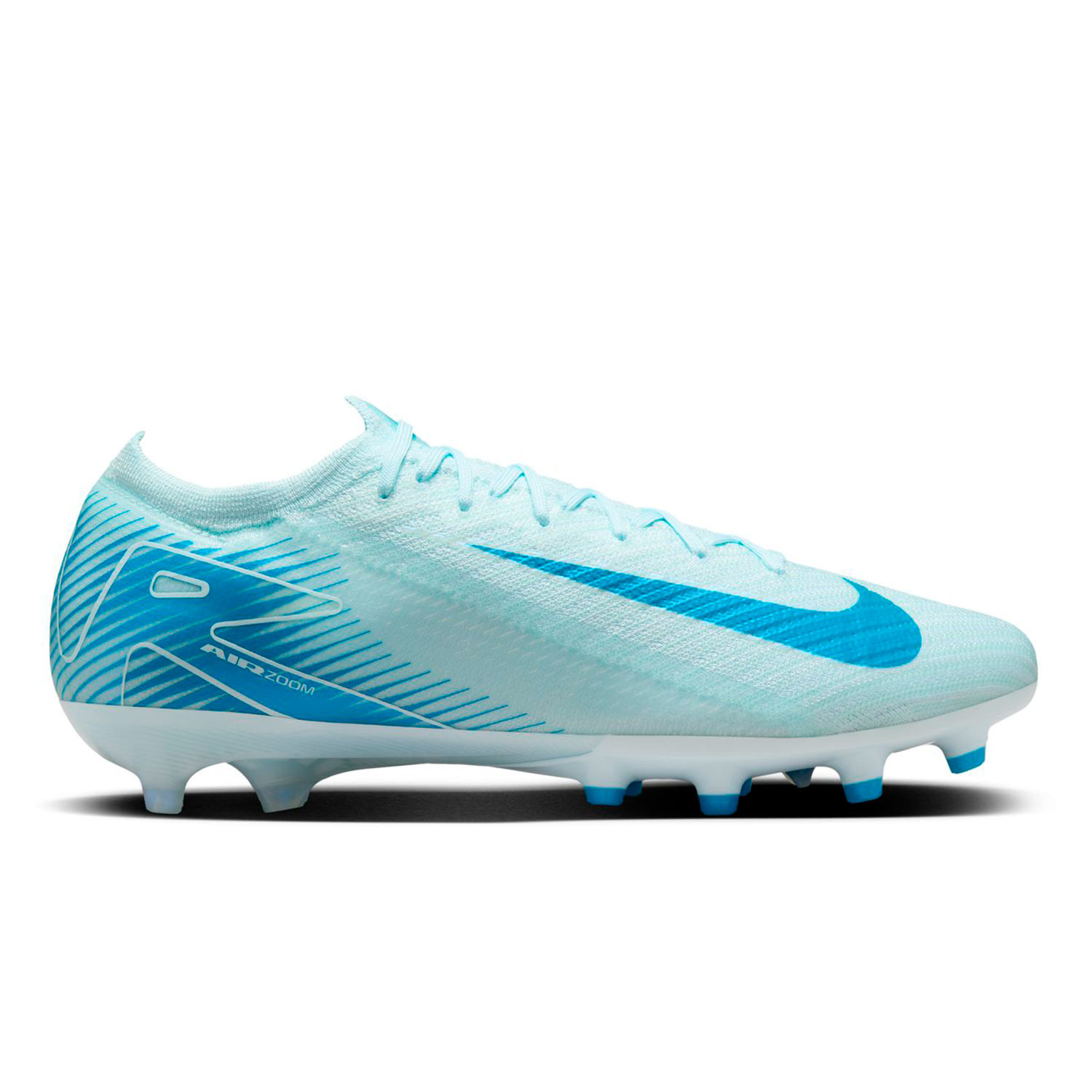 Botas futbol Nike Mercurial Zoom Vapor 16 Elite AG PRO azul claro