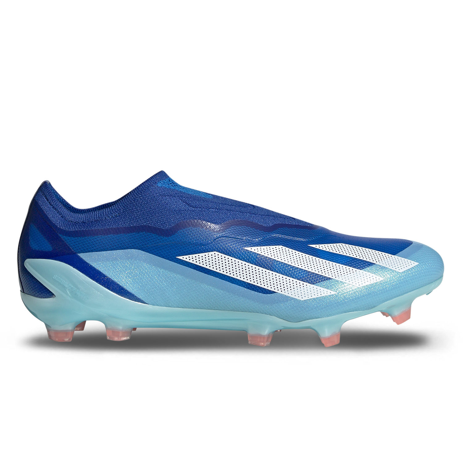 Adidas azules 2025 sin cordones