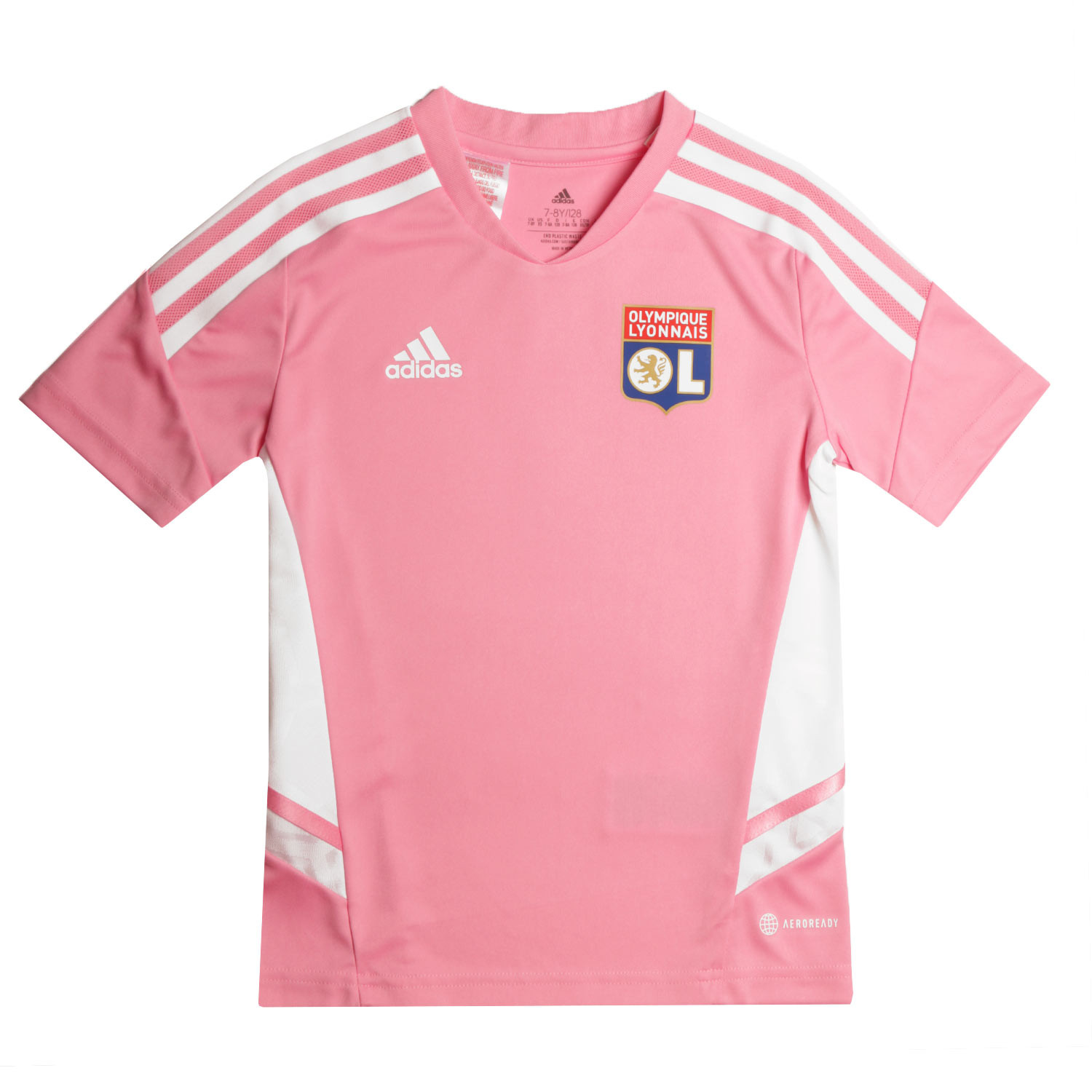 Generoso barril loco Camiseta adidas Olympique Lyon niño entrenamiento | futbolmaniaKids