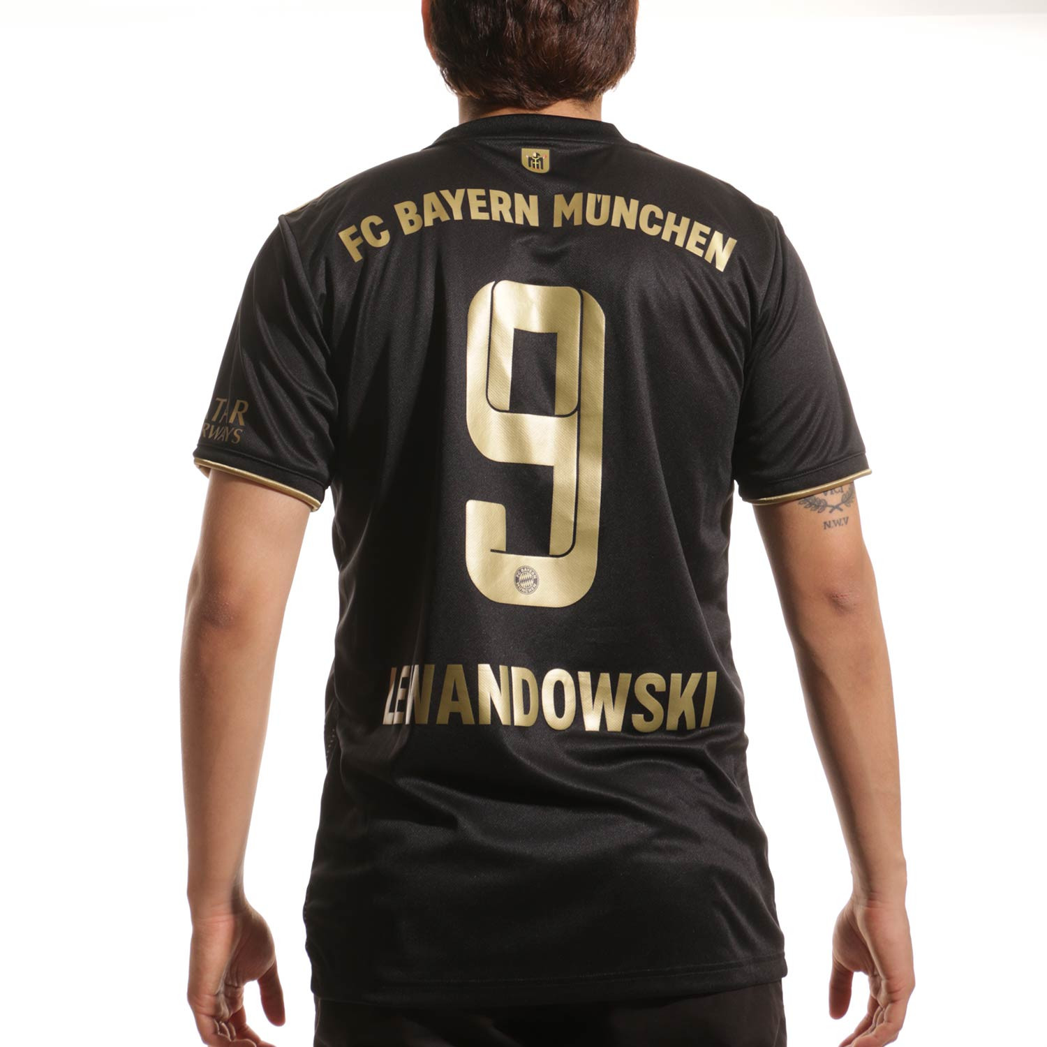 Inconveniencia Compuesto galón Camiseta adidas 2a Bayern Lewandowski 2021 2022 negra | futbolmania