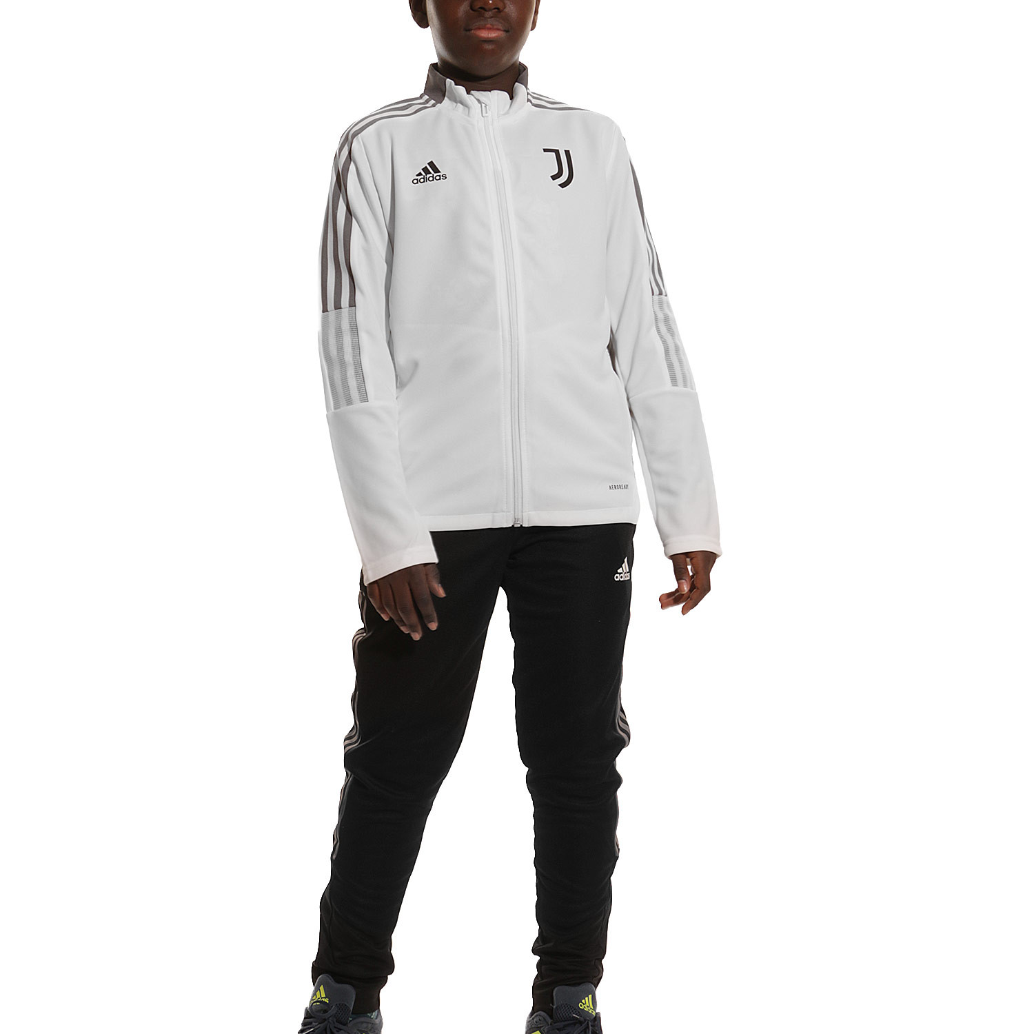 Chándal Juventus niño blanco negro futbolmaniaKids
