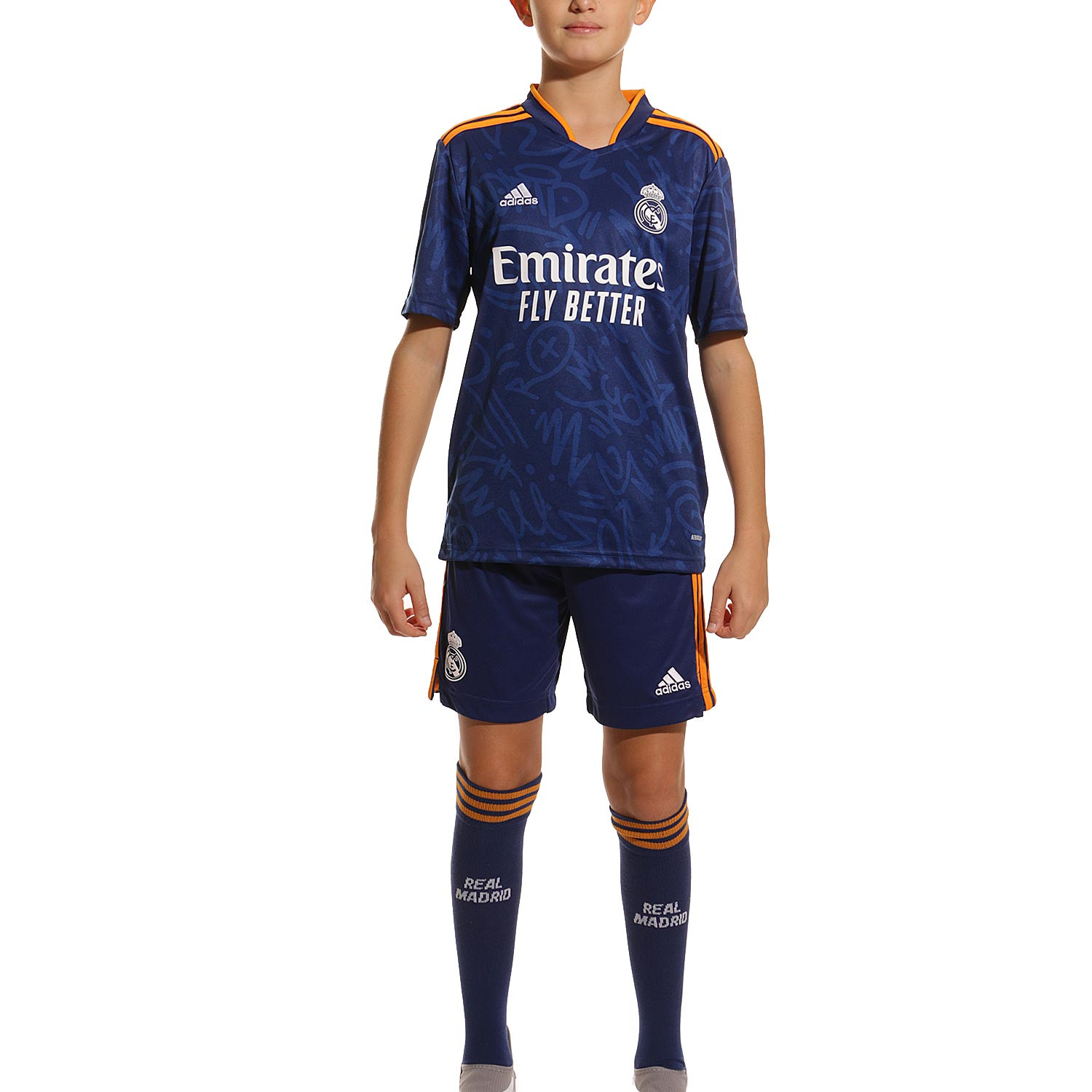 pantalones gastos generales cebolla Equipación adidas Real Madrid 2a niño 2021 2022 | futbolmaniaKids