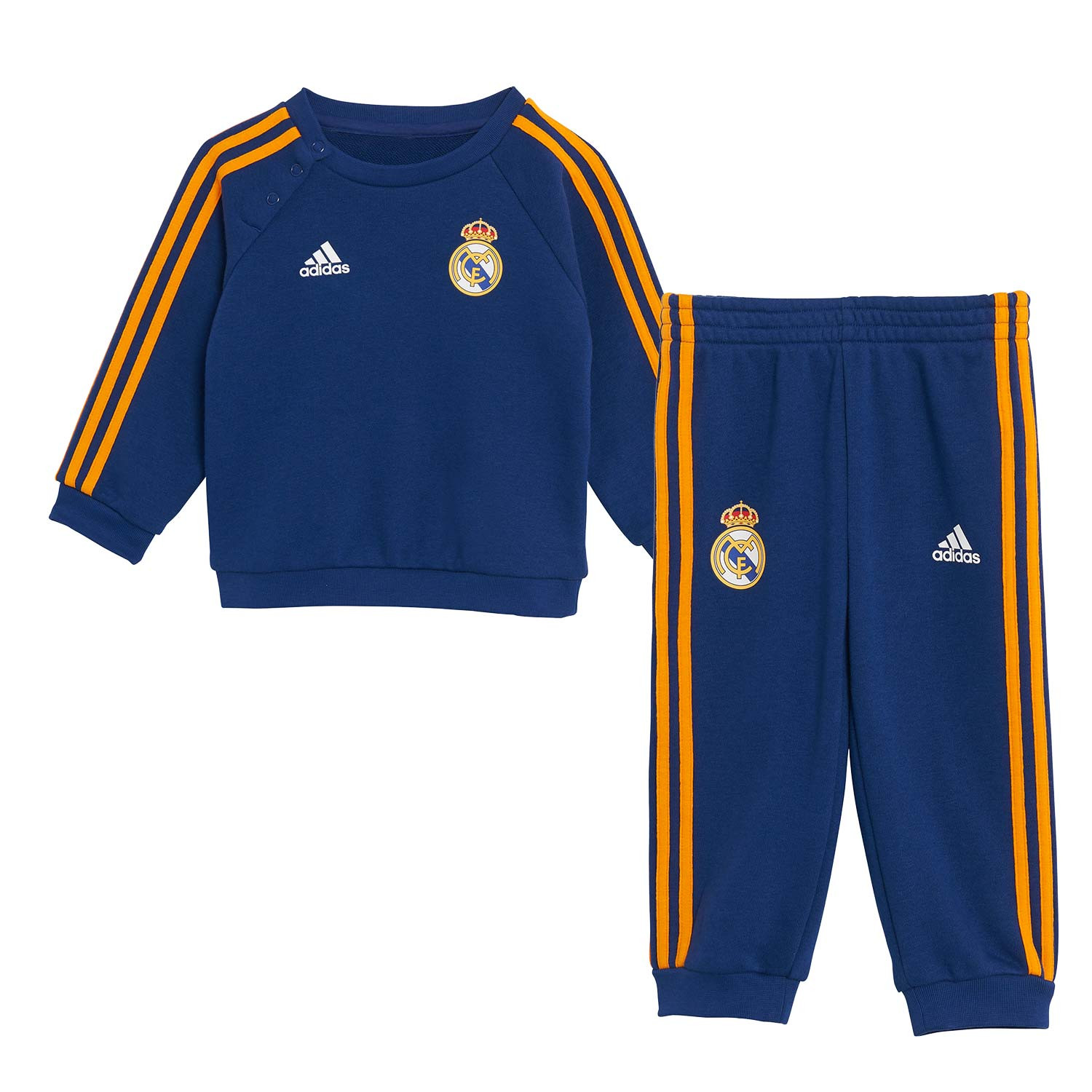 Chándal adidas Real Madrid bebé 3 Stripes