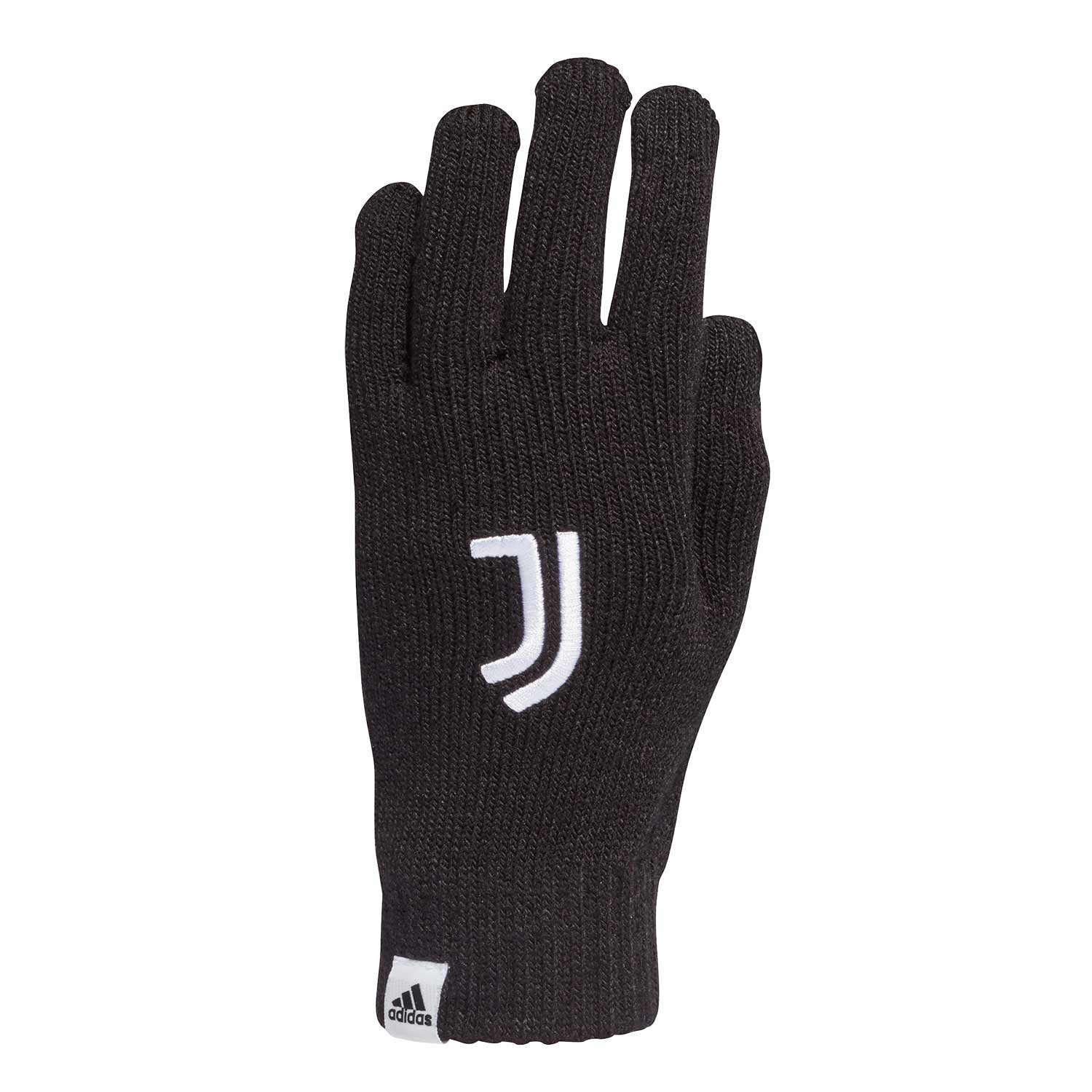 obturador aeronave grua Guantes térmicos adidas Juventus negros | futbolmaniaKids