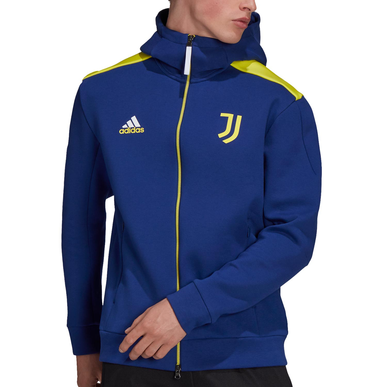 Previsión Escuela primaria vestir Chaqueta adidas Juventus ZNE azul | futbolmania