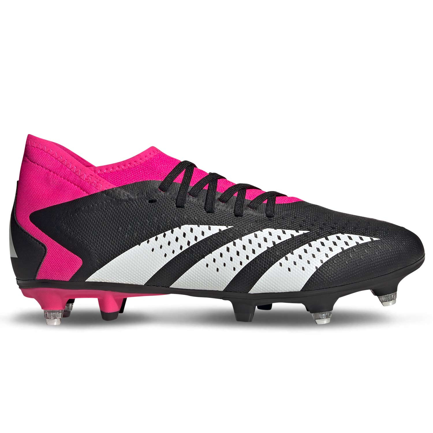 Botas fútbol adidas Predator SG negras rosas |