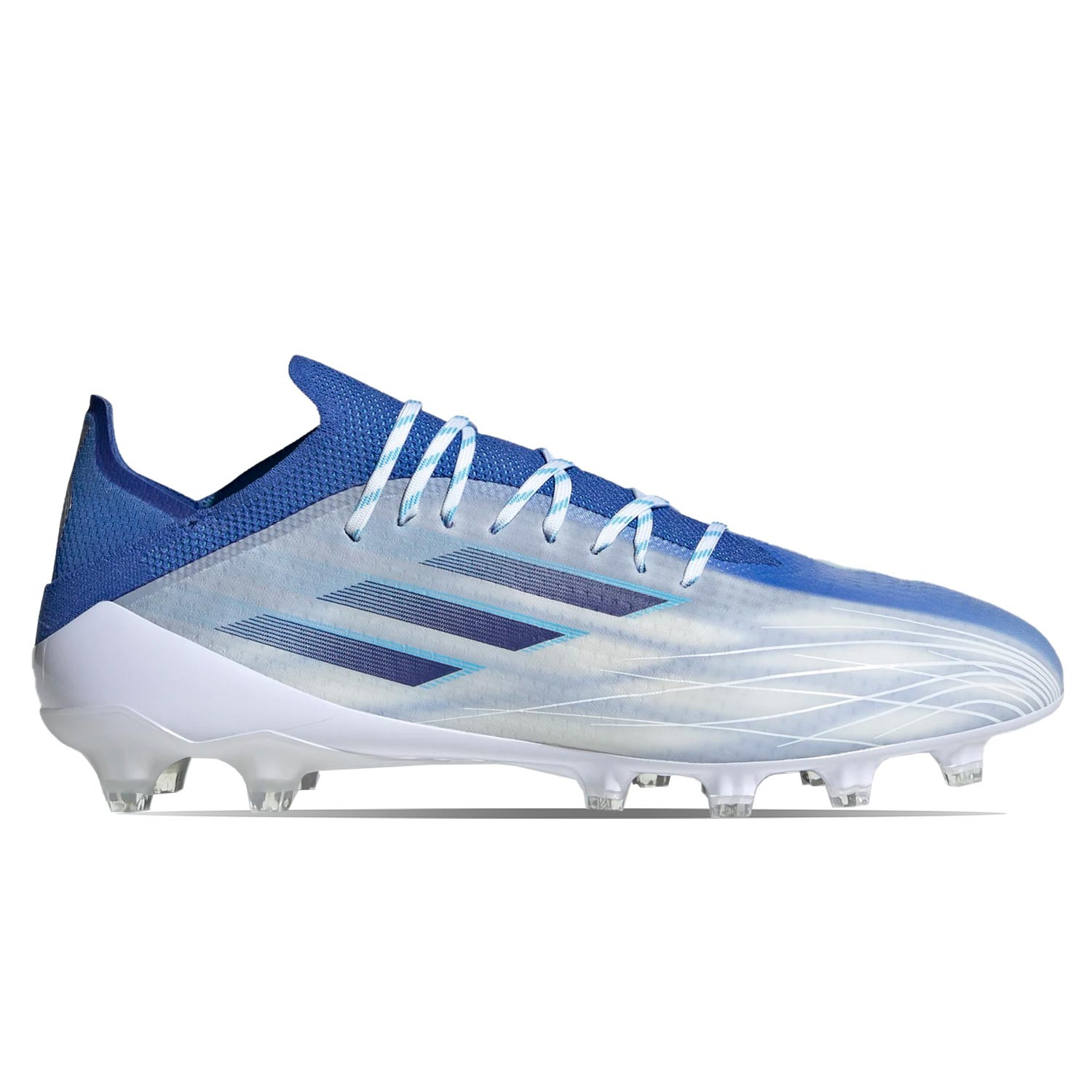 fútbol adidas X SPEEDFLOW.1 AG blancas y azules | futbolmania