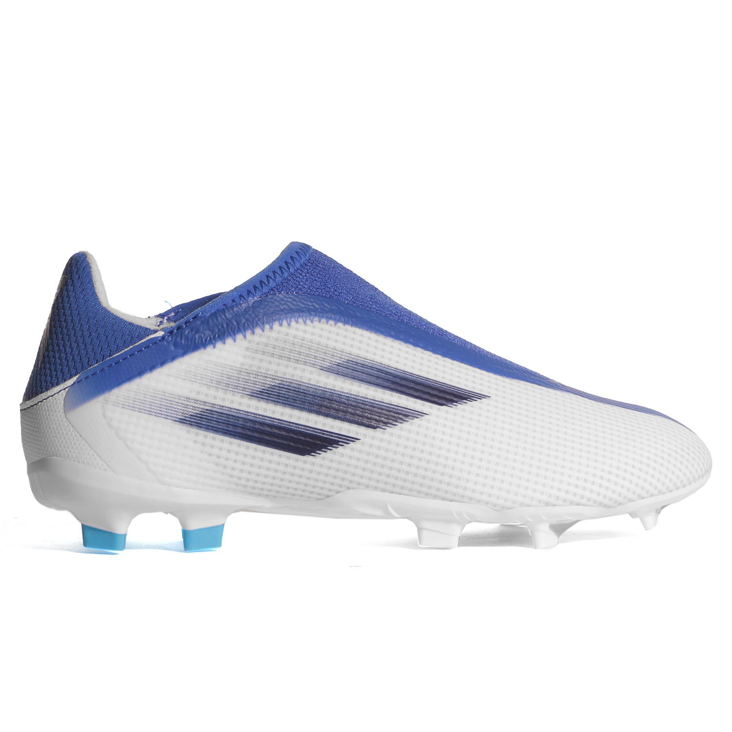 Botas fútbol adidas X SPEEDFLOW.3 FG blanco azul |futbolmaniaKids
