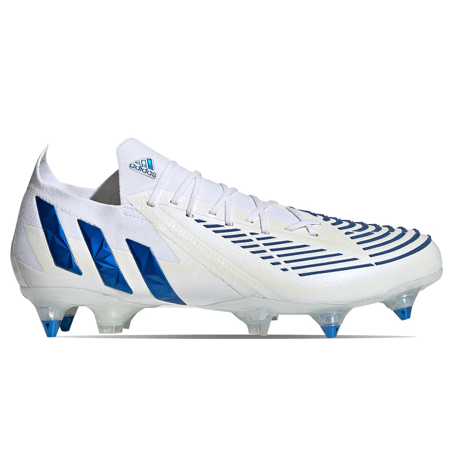 harina Delicioso Apéndice Botas fútbol adidas Predator EDGE.1 Low SG blanco azul | futbolmania