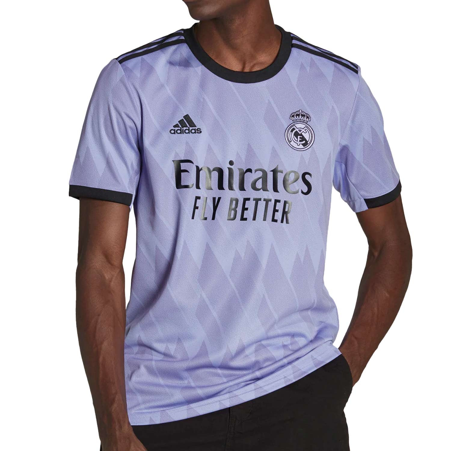 Camiseta adidas 2a Real Madrid 2022 púrpura | futbolmania
