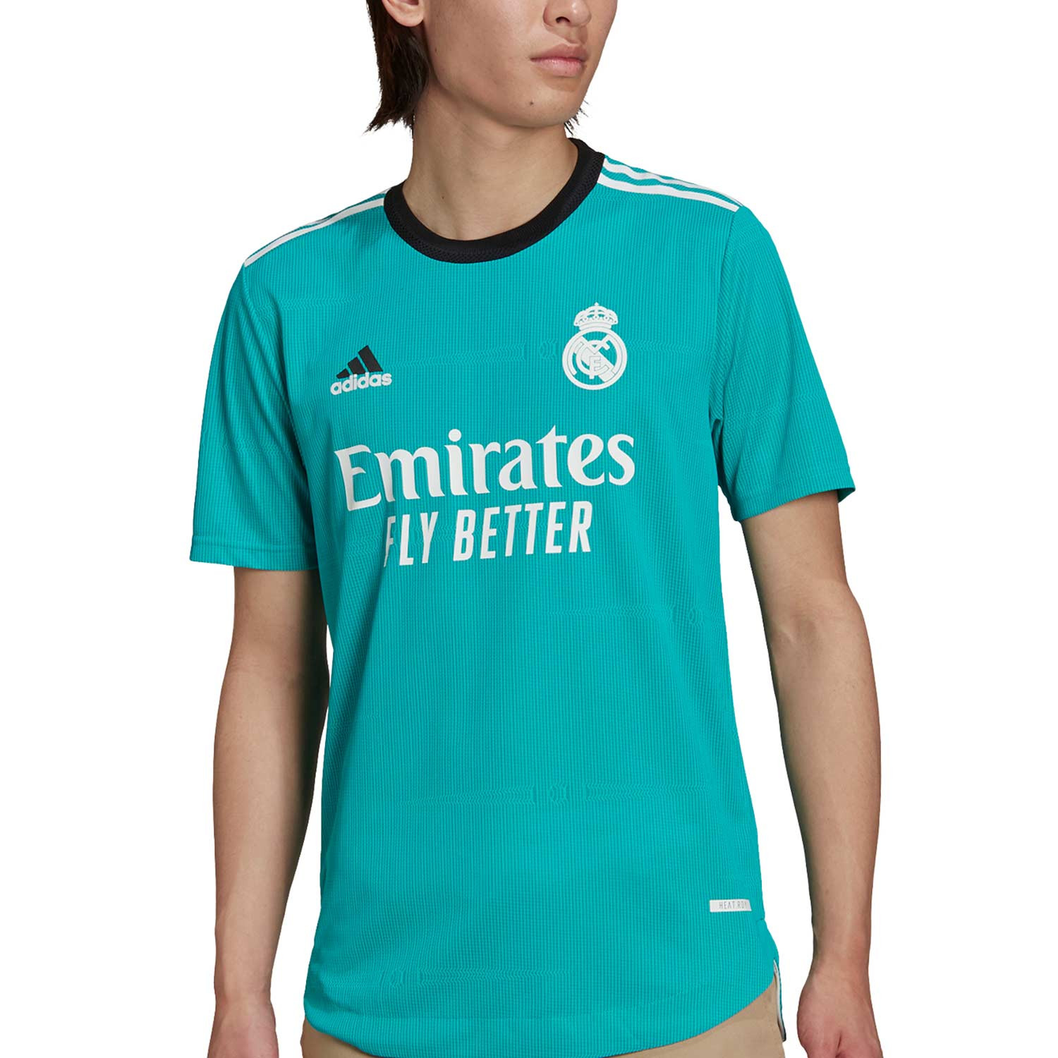 Condición previa Resbaladizo Destino Camiseta adidas Real Madrid 3a authentic 21 22 turquesa | futbolmania